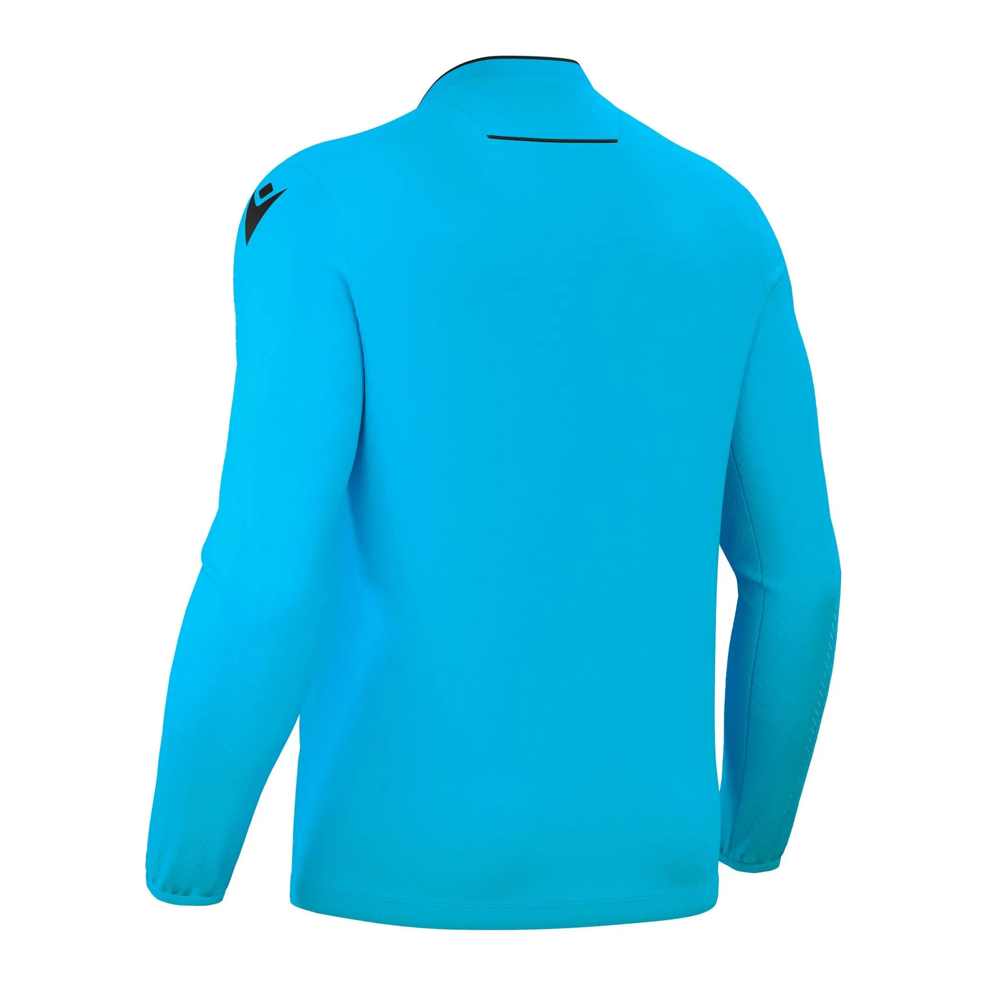 Macron Schiedsrichter Trikot Ponnet Eco Langarm Unisex Neon Sky Rücken