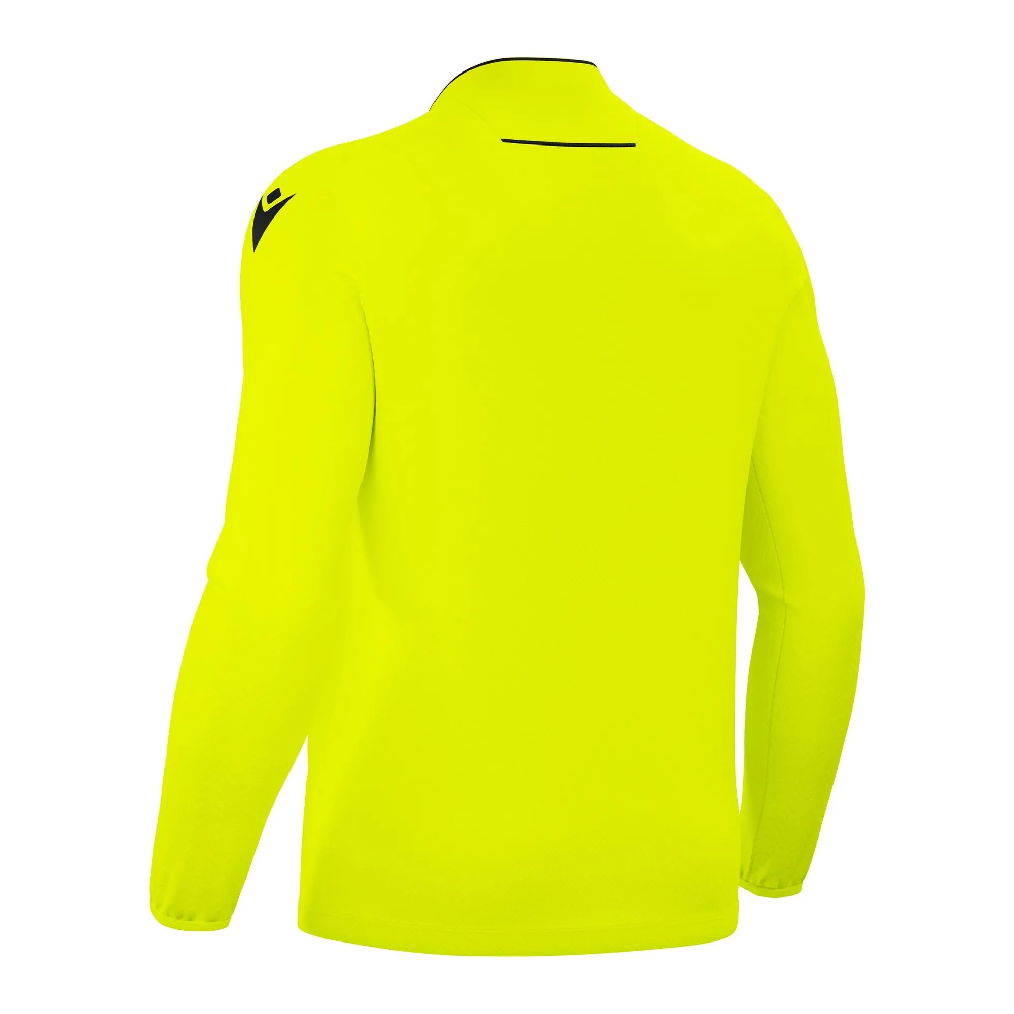 Macron Schiedsrichter Trikot Ponnet Eco Langarm Unisex Neon Yellow Rücken