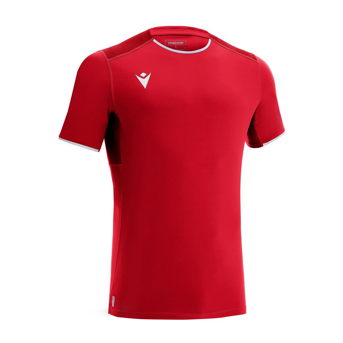 Macron Trikot Rhodium Eco Unisex Red-White Front