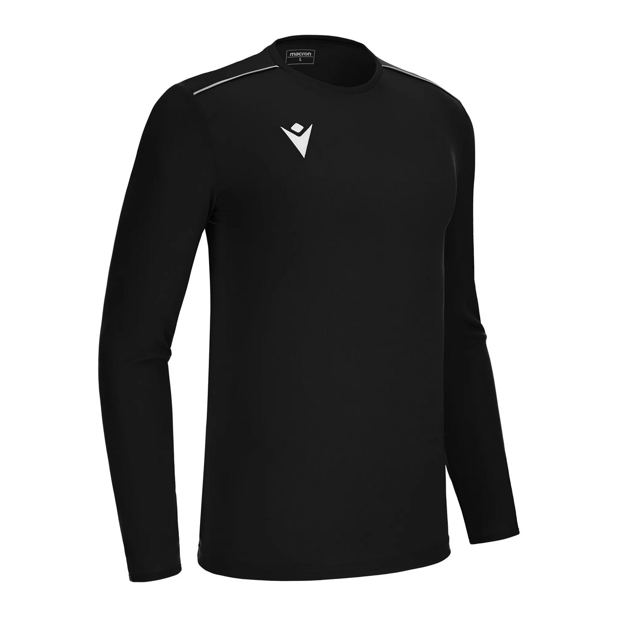 Macron Trikot RIGEL HERO Langarm Unisex Black Front