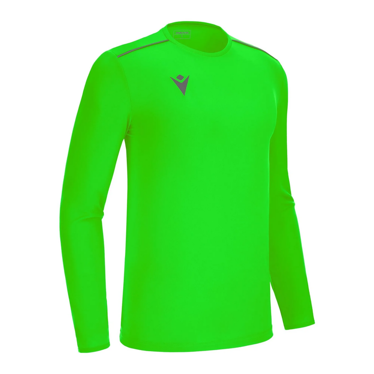 Macron Trikot RIGEL HERO Langarm Unisex Neon Green Front