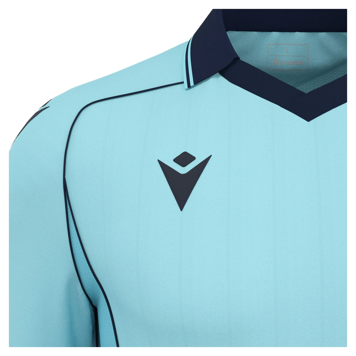 Macron Trikot Warden Eco Unisex Columbia-Navy Detail