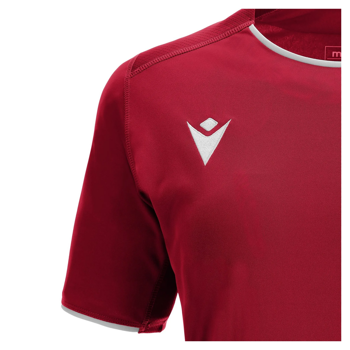 Macron Trikot Widia Eco Damen Red-White Detail