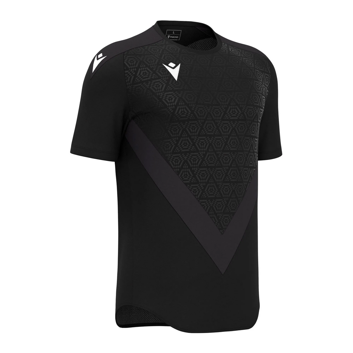Macron Trikot WISP Unisex Black-Black Front