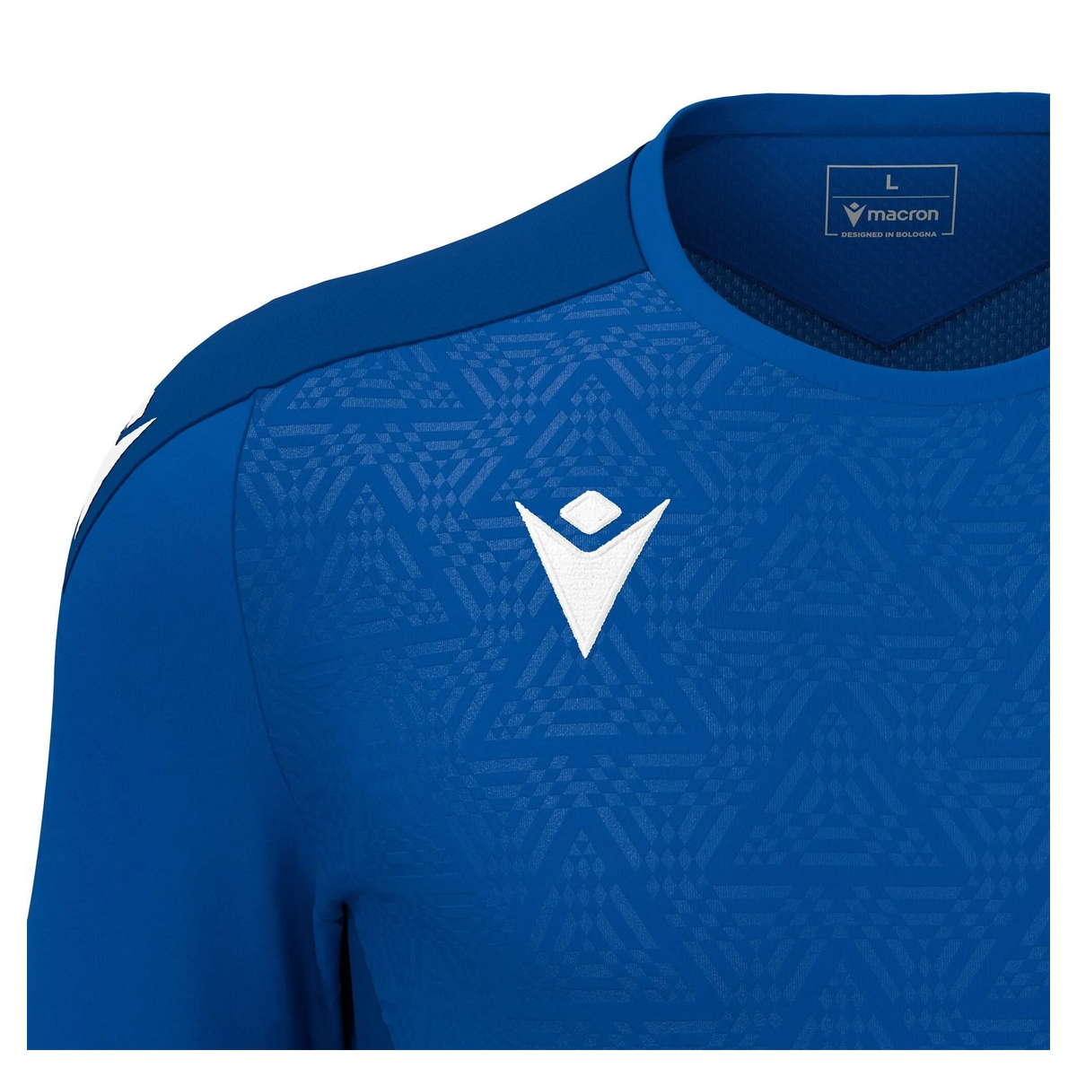 Macron Trikot WISP Unisex Royal Blue-Royal Blue Detail