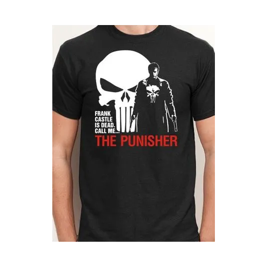 BIGTIME Marvel Avengers Marvel´s The Punisher T-Shirt Herren schwarz Front #farbe_schwarz