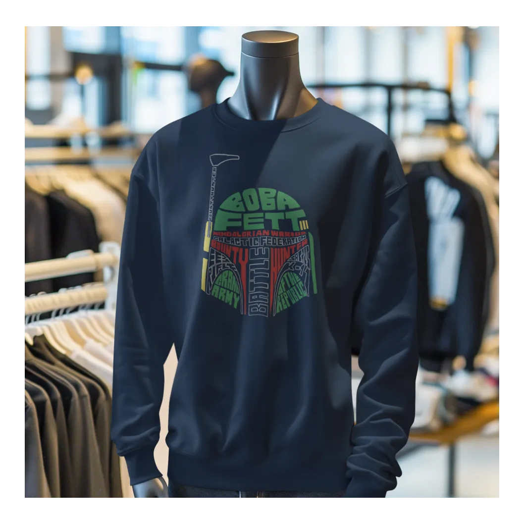 BIGTIME May the 4th Boba Fett Sweatshirt Unisex Navyblau Front