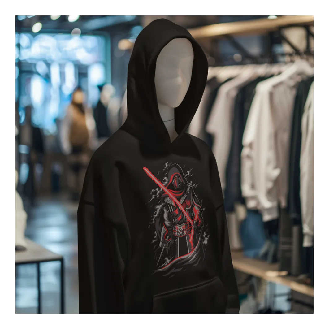 BIGTIME May the 4th Dark Side Hoodie Kinder Schwarz Front