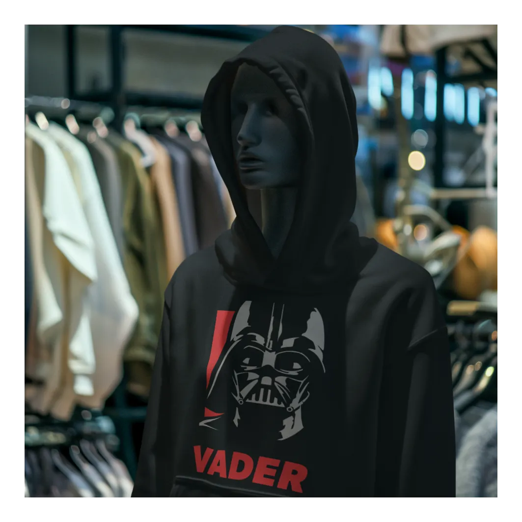 BIGTIME May the 4th Darth Vader - 1 Hoodie Unisex Schwarz Front #farbe_schwarz