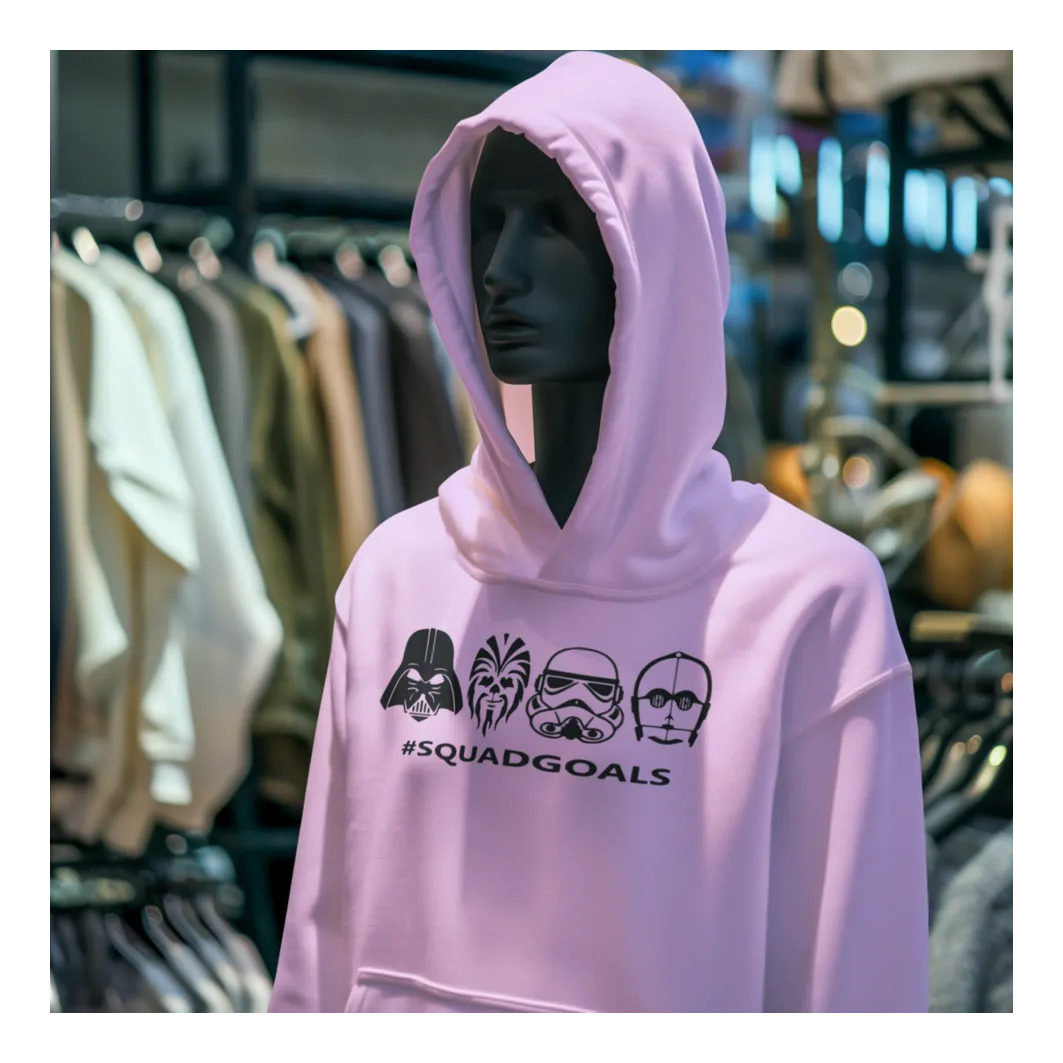 BIGTIME May the 4th Squadgoals Hoodie Kinder Rosa Front #farbe_rosa