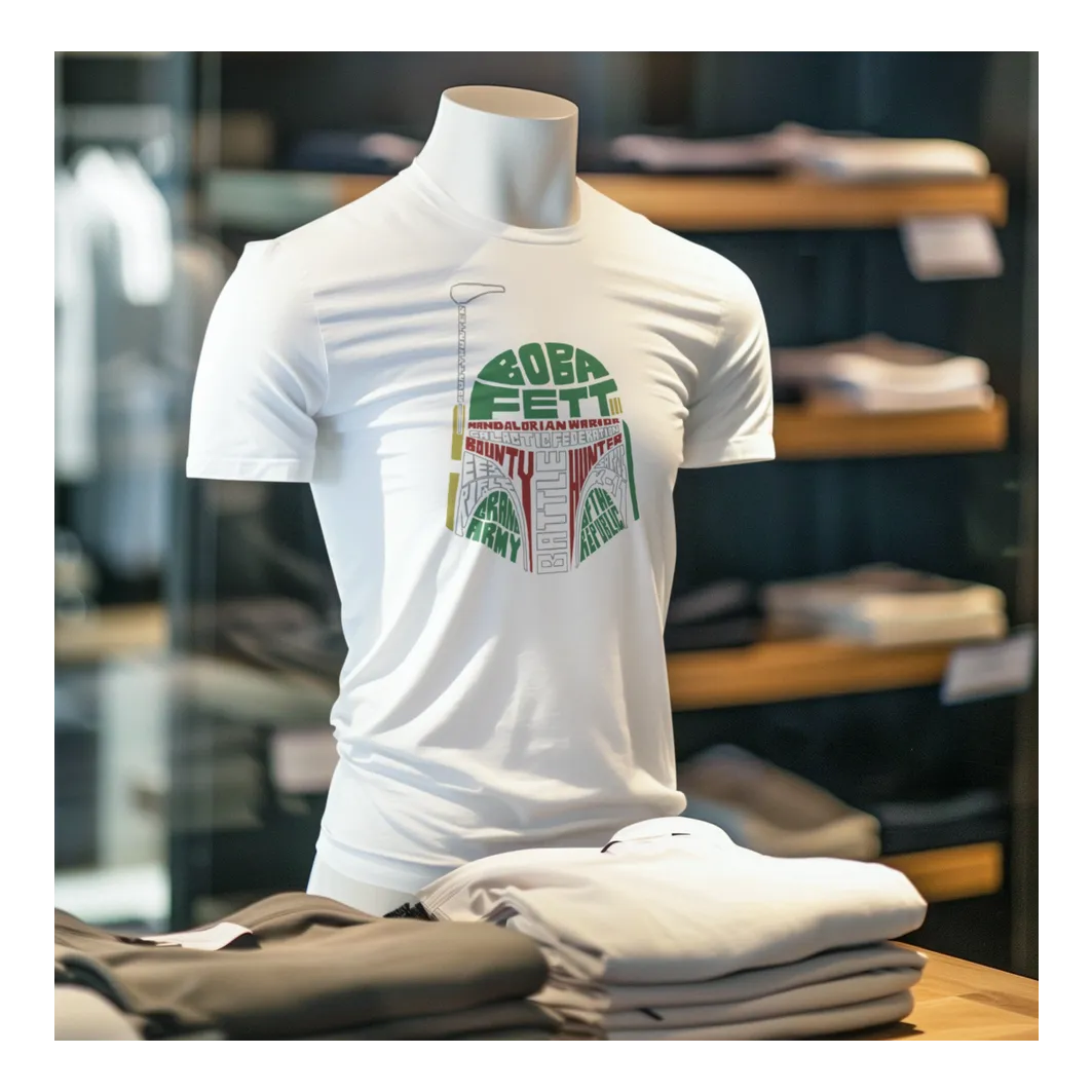 BIGTIME May the 4th Star Wars Boba Fett T-Shirt Unisex Weiß Front