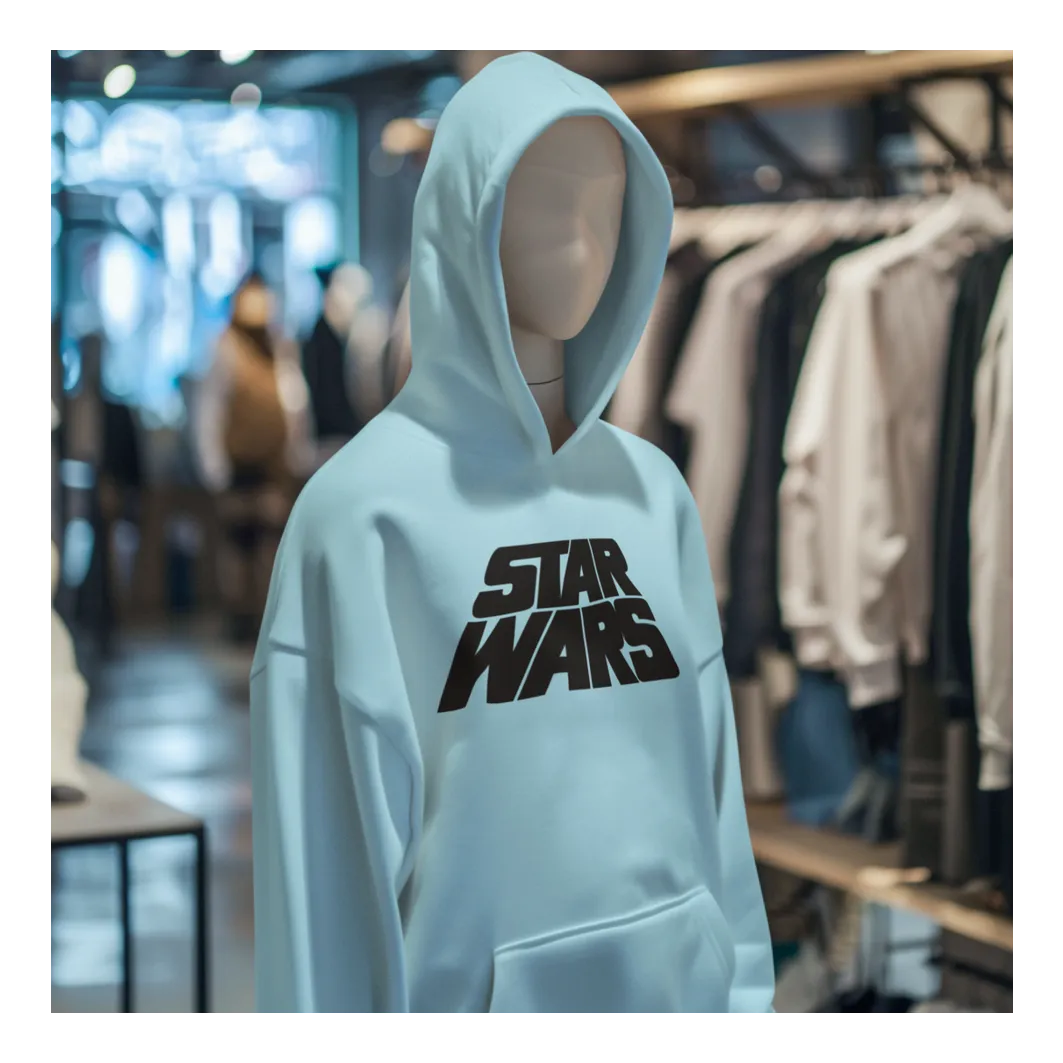 BIGTIME May the 4th Star Wars Title - 1 Hoodie Kinder Himmelblau Front #farbe_himmelblau