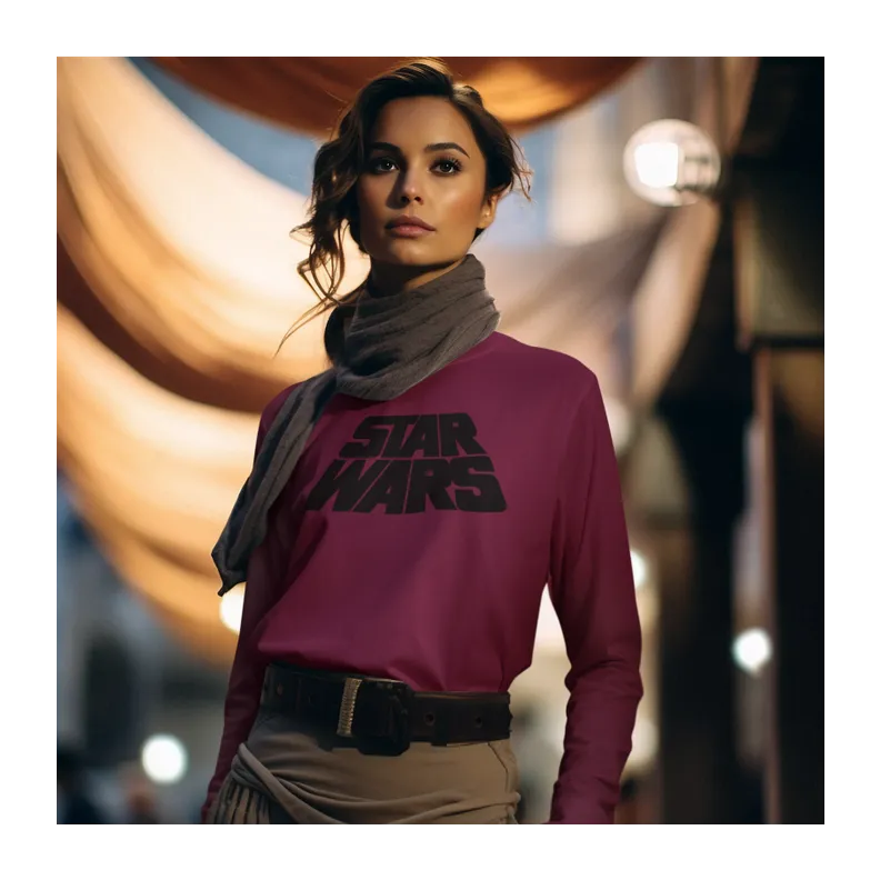 BIGTIME May the 4th Star Wars Title - 1 Sweatshirt Unisex Burgundy Front