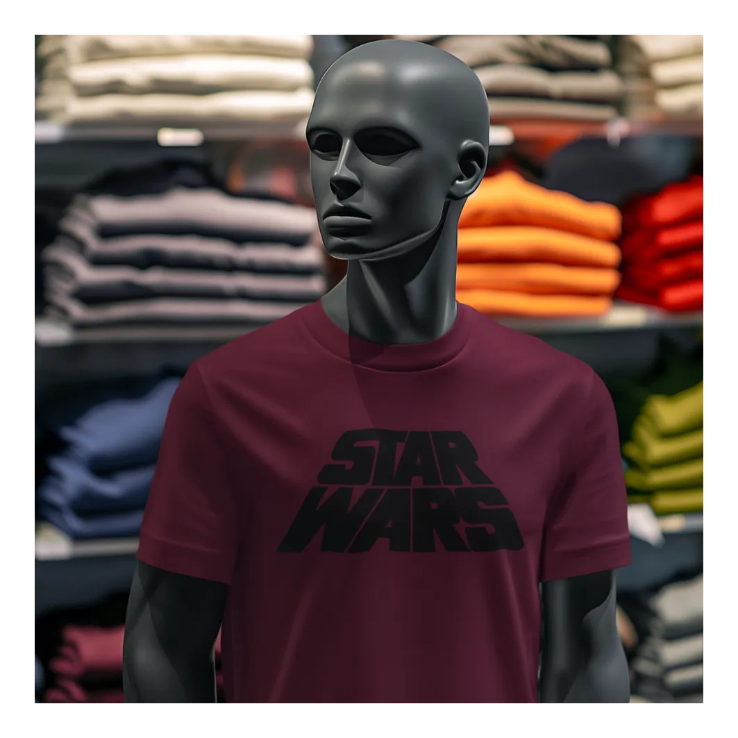 BIGTIME May the 4th Star Wars Title - 1 T-Shirt Unisex Burgundy Front