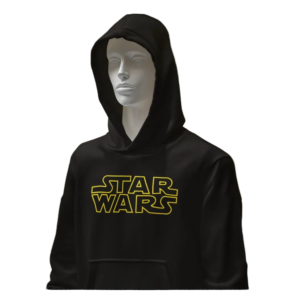 BIGTIME May the 4th Star Wars Title - 2 Hoodie Unisex Schwarz Front #farbe_schwarz