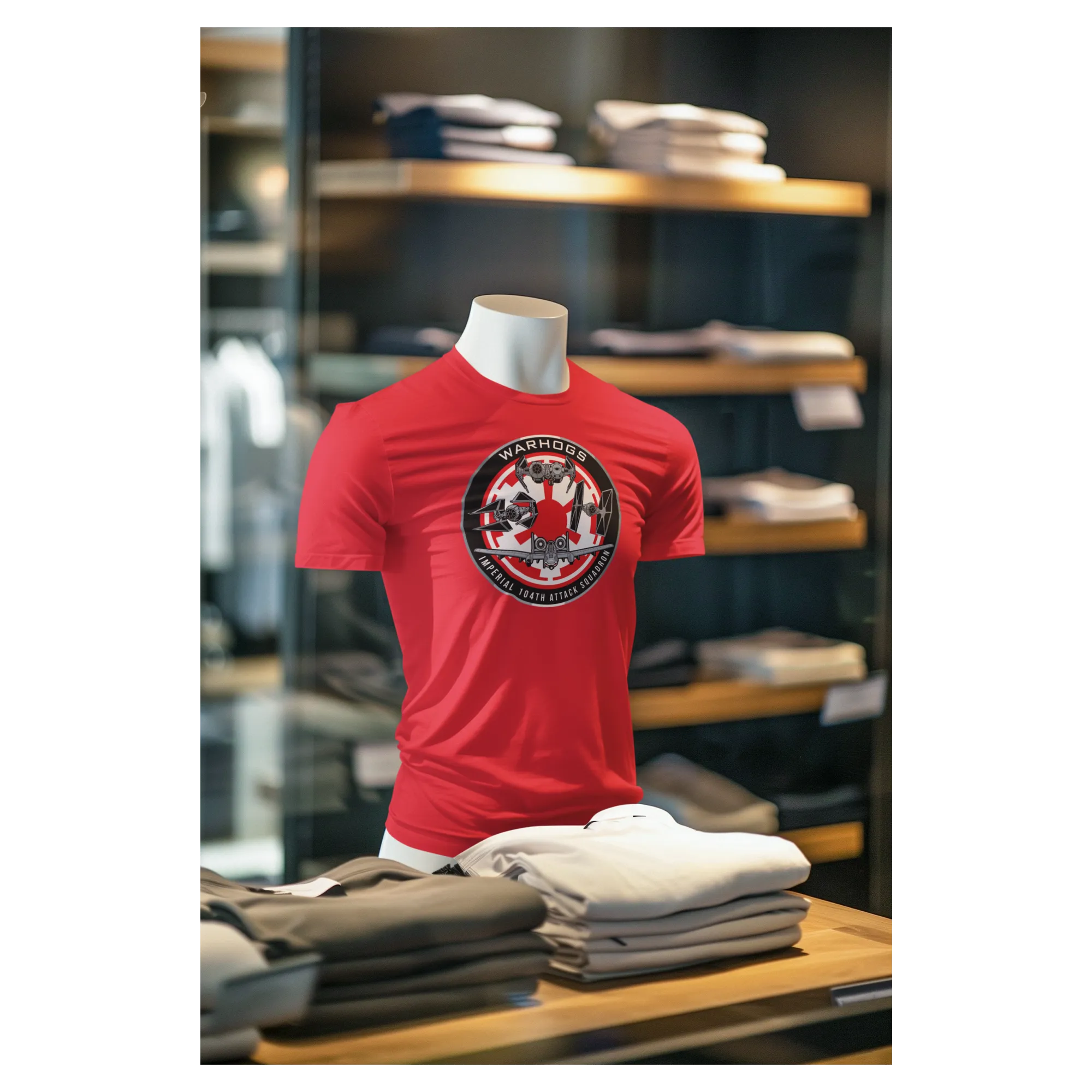 BIGTIME May the 4th Star Wars Warhogs T-Shirt Unisex Rot Front