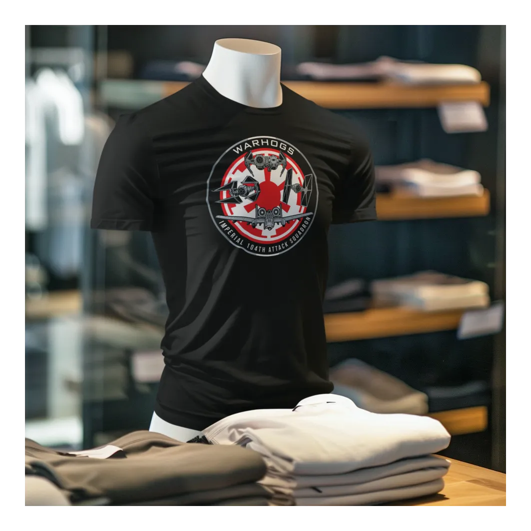 BIGTIME May the 4th Star Wars Warhogs T-Shirt Unisex Schwarz Front