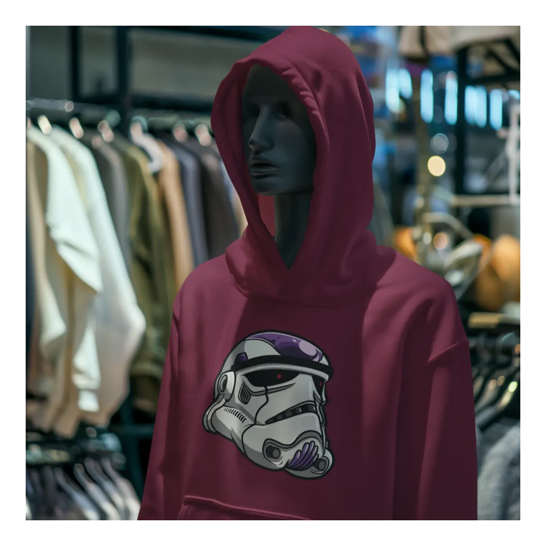 BIGTIME May the 4th Stormtrooper - 2 Hoodie Unisex Burgundy Front #farbe_burgundy