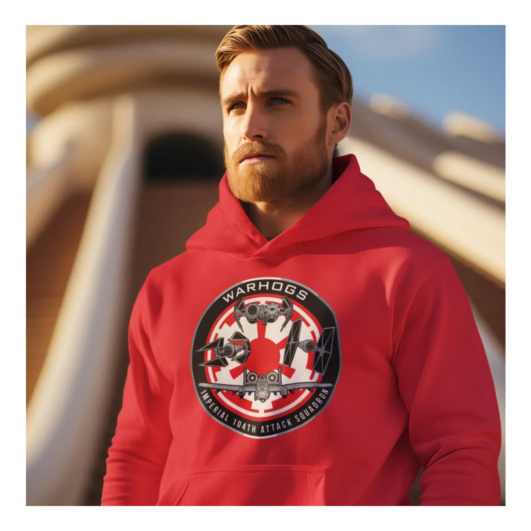 BIGTIME May the 4th Warhogs Hoodie Kinder Rot Front #farbe_rot