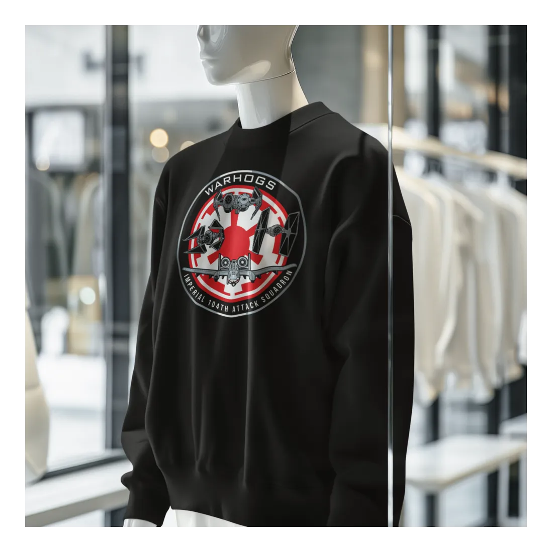 BIGTIME May the 4th Warhogs Sweatshirt Unisex Schwarz Front