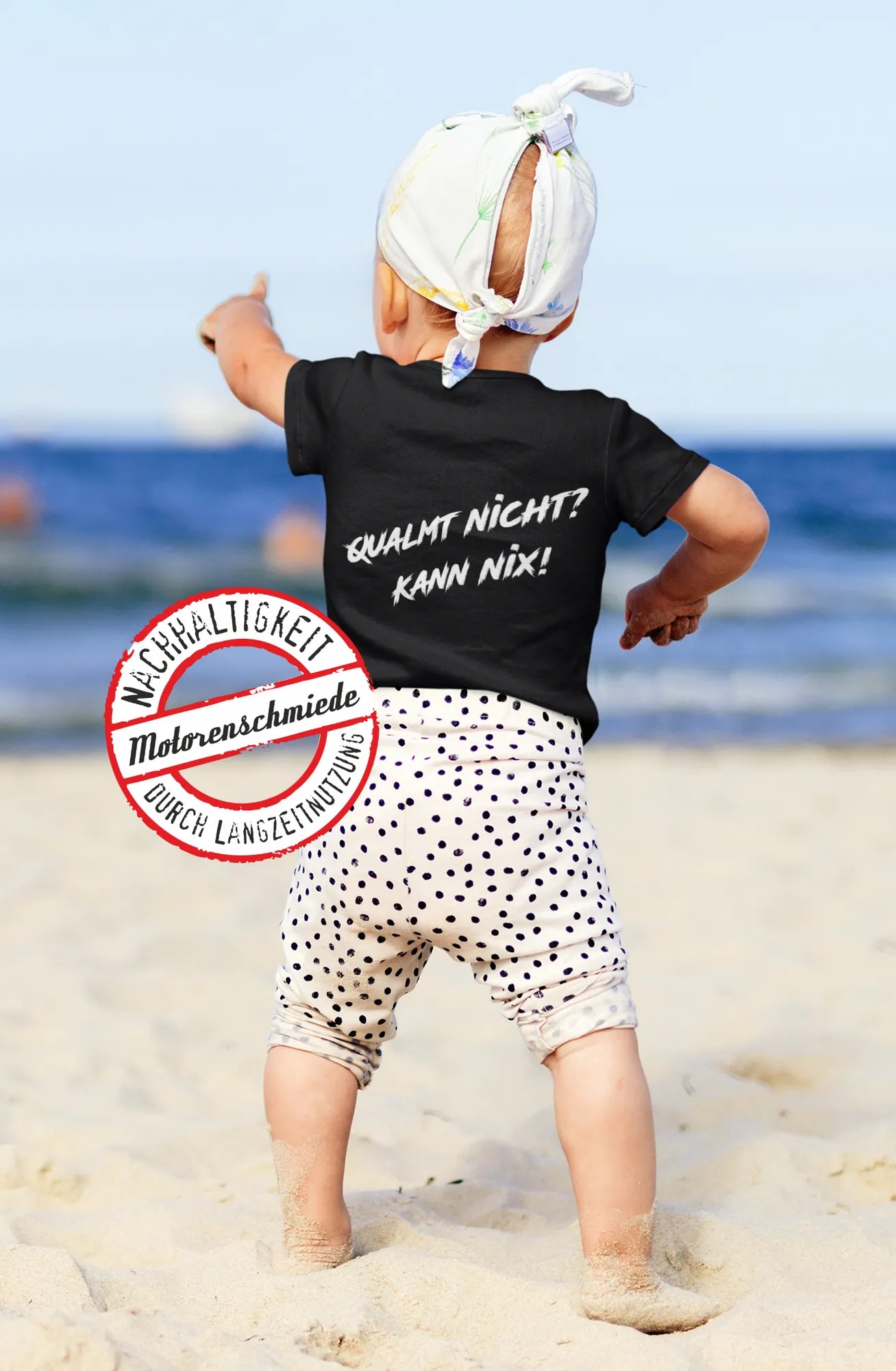 BIGTIME Motorenschmiede "QUALMT NIX KANN NIX 2" T-Shirt schwarz Front