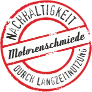 BIGTIME Motorenschmiede "WEGWERFEN KANN JEDER" T-Shirt schwarz Rücken