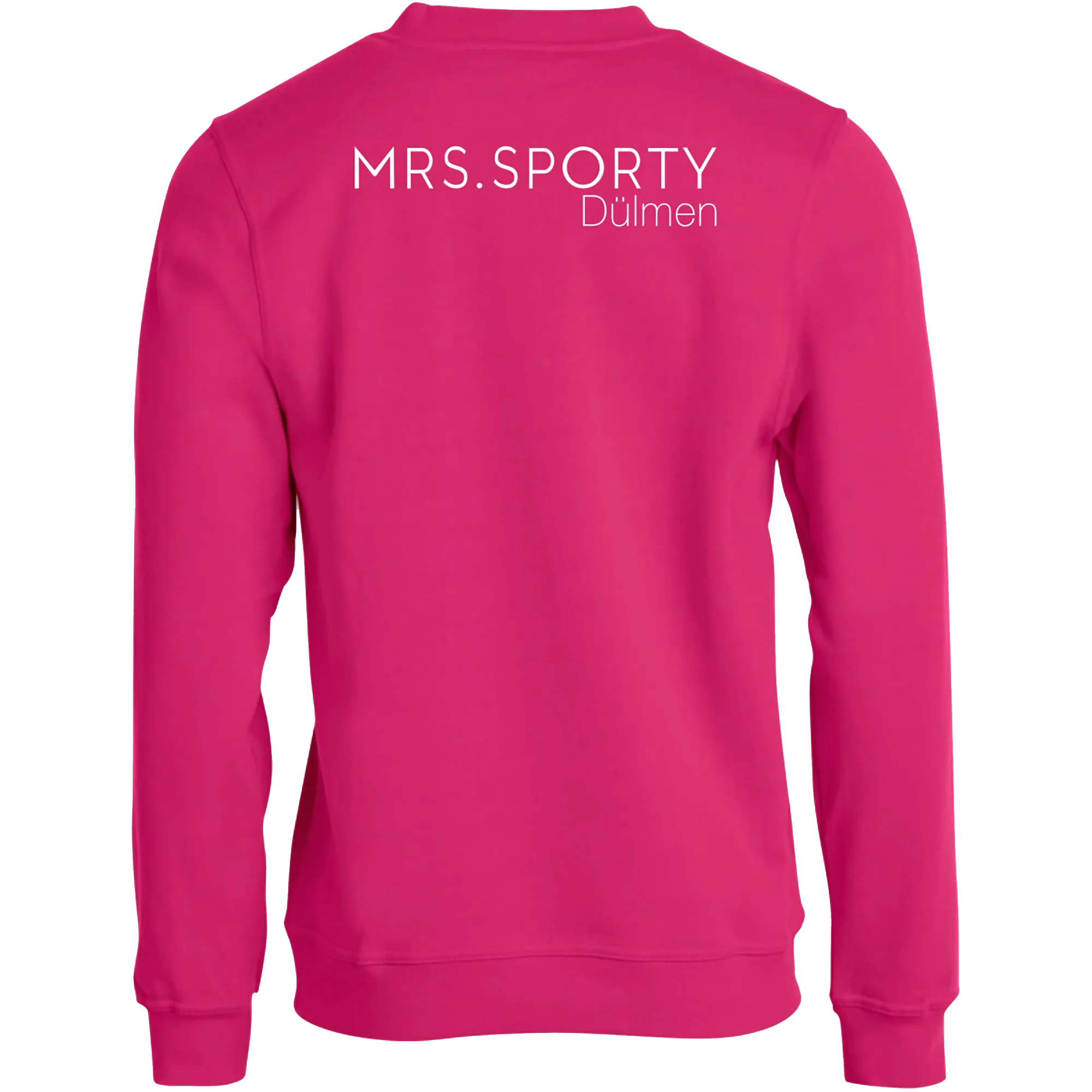 BIGTIME Mrs Sporty | Pullover magenta Damen Rücken