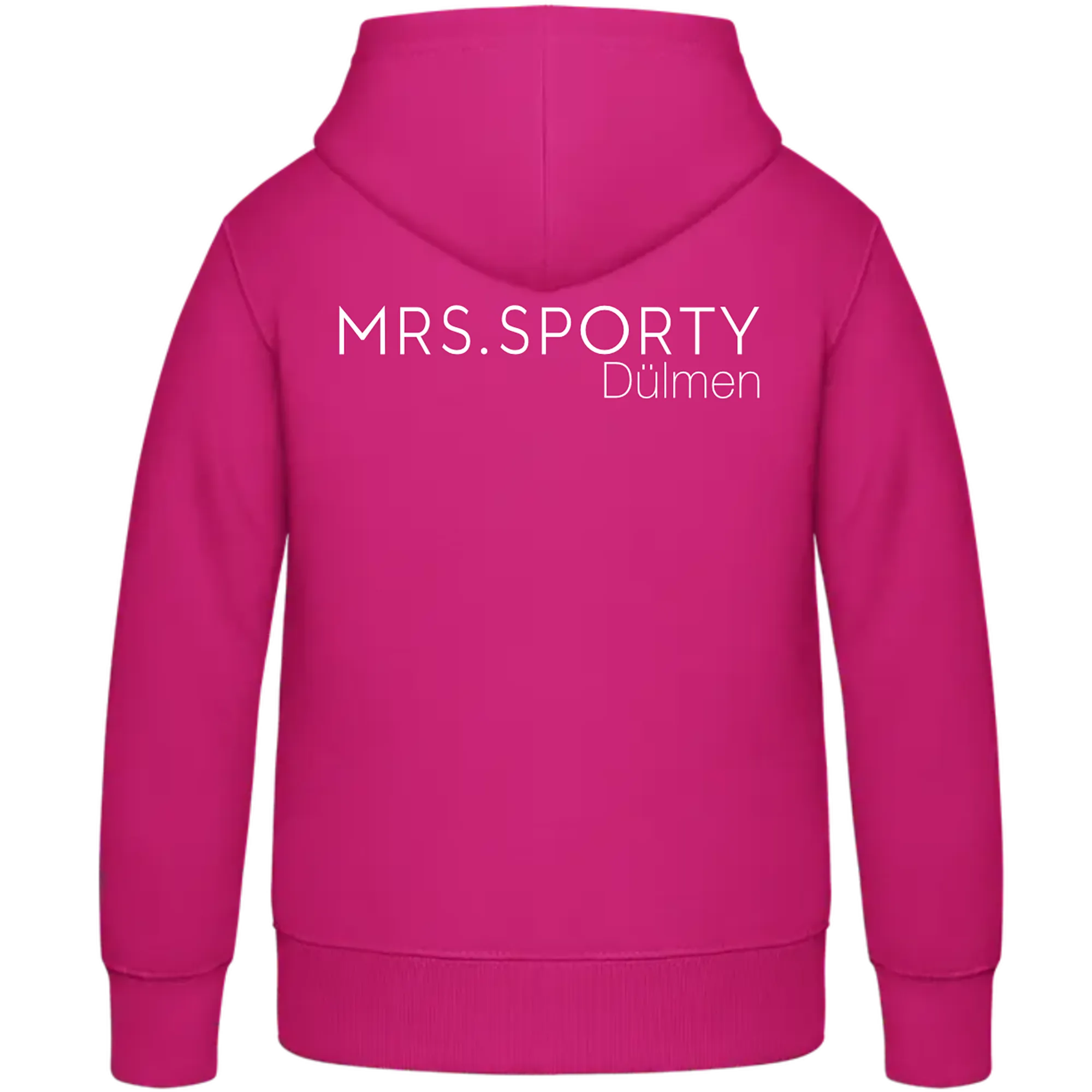 BIGTIME Mrs Sporty | Hoodie pink Damen Rücken