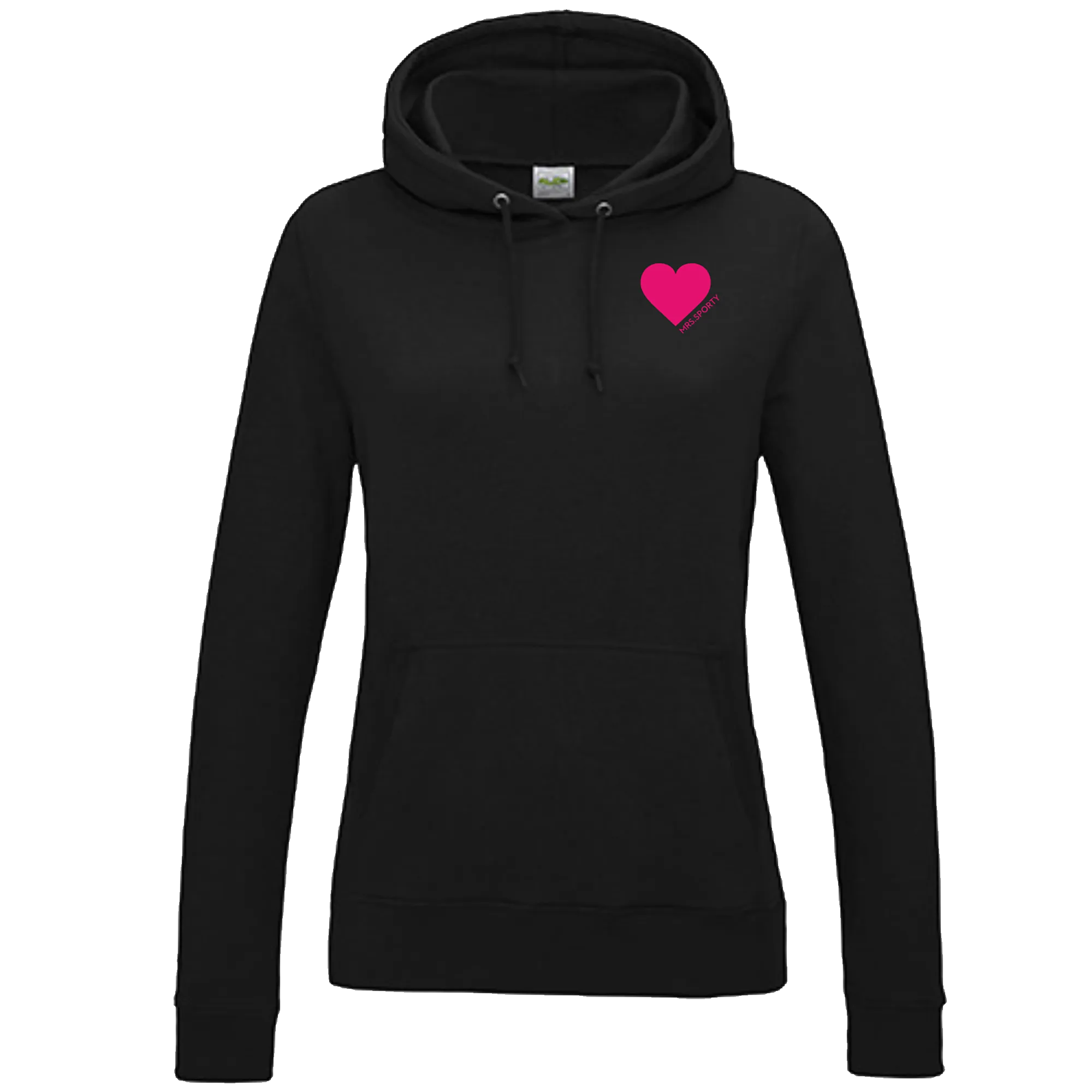 BIGTIME Mrs Sporty | Hoodie schwarz Damen Front