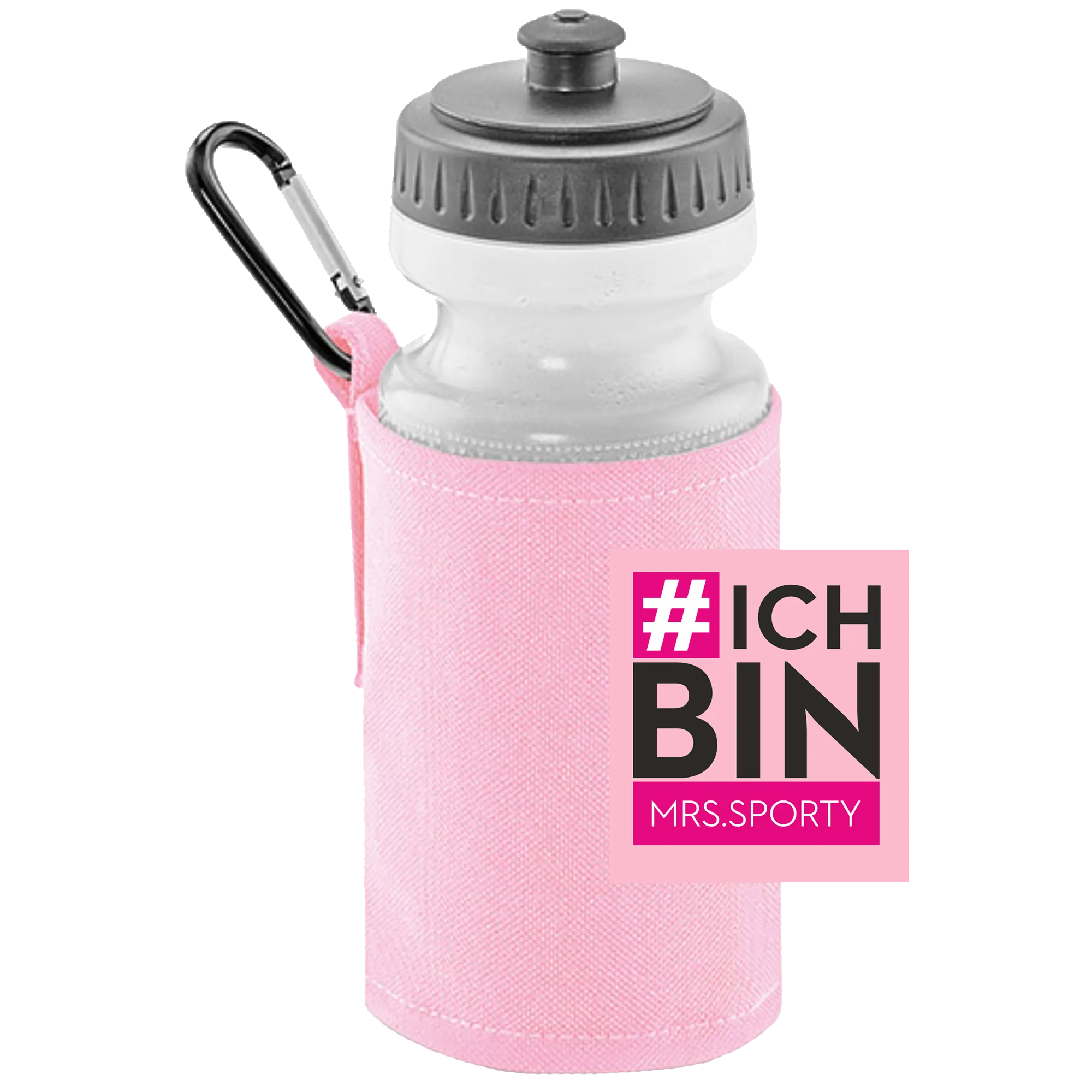 BIGTIME Mrs Sporty | Trinkflasche mit Halter