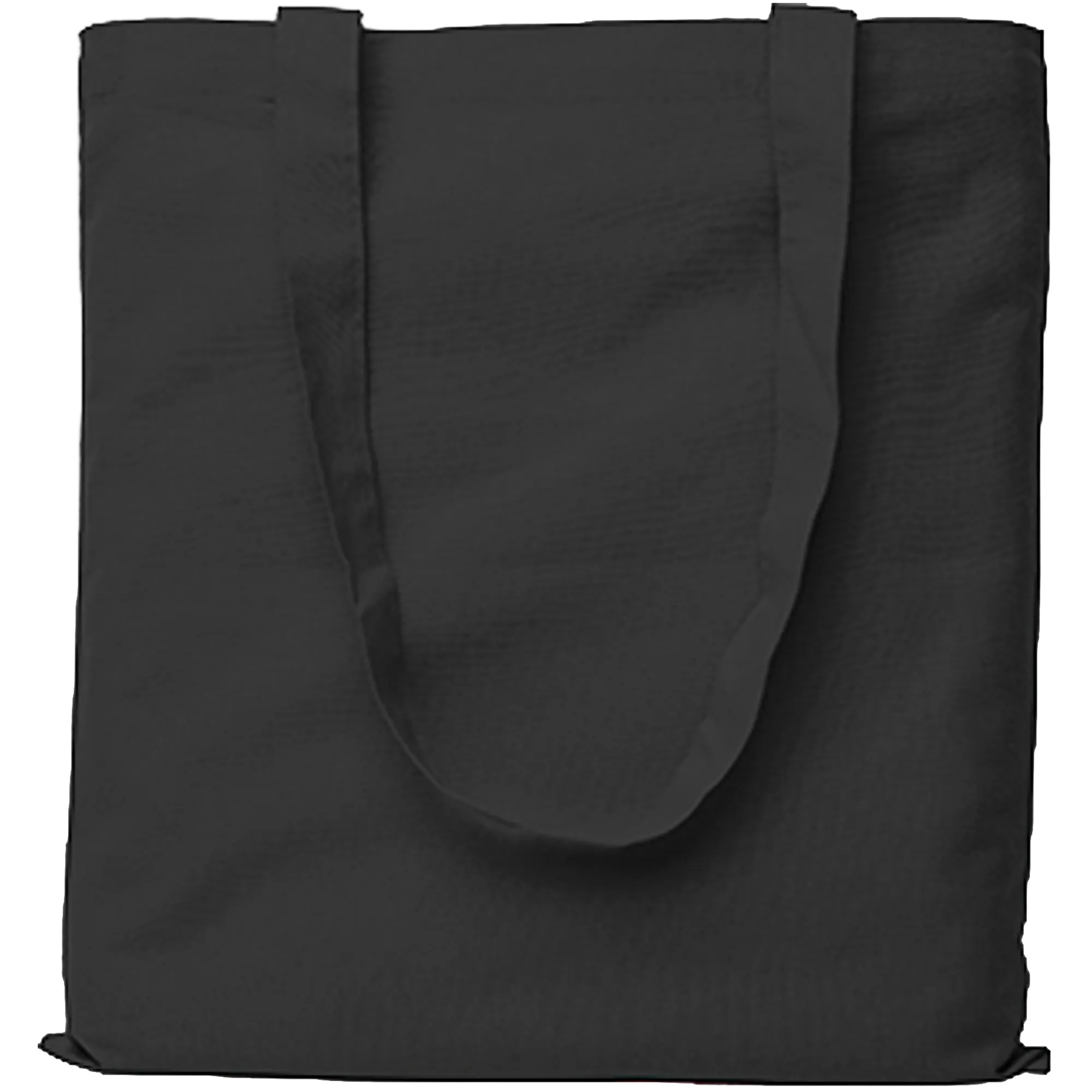Printwear Baumwoll Bag Lange Henkel Black #farbe_black