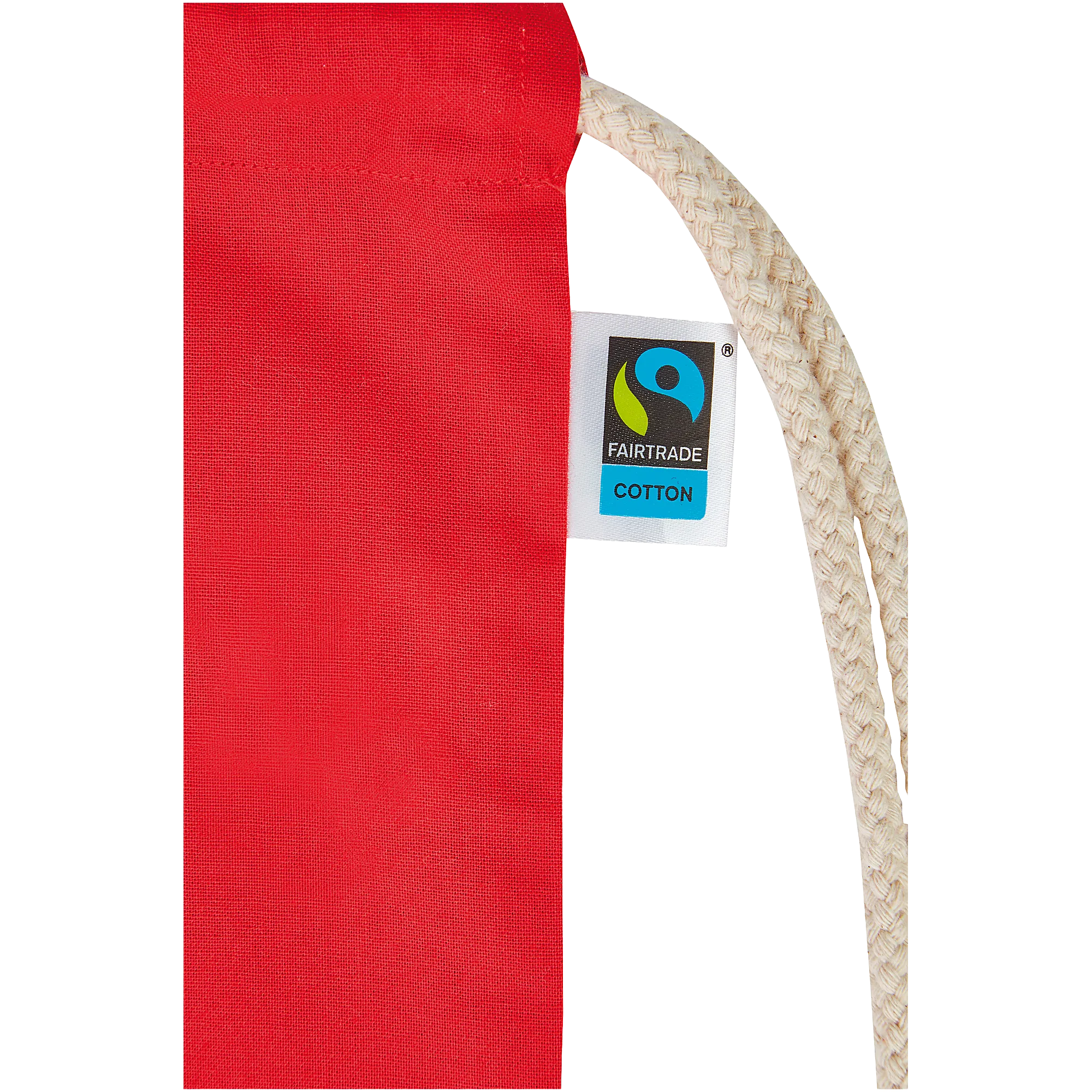 Printwear Fairtrade Baumwoll Gymbag Detail