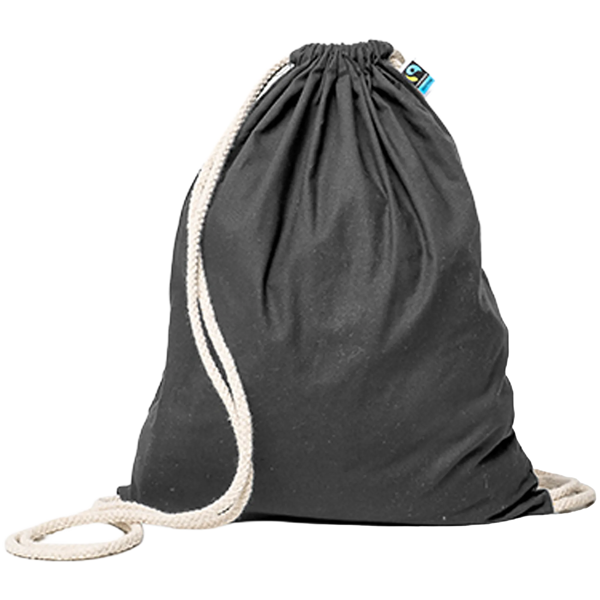 Printwear Fairtrade Baumwoll Gymbag Graphite Grey (ca. Pantone 447C)