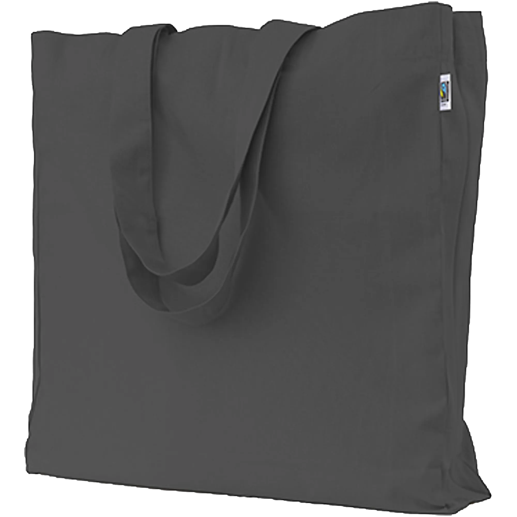 Printwear Fairtrade Baumwoll Oversized Bag Graphite Grey (ca. Pantone 447C)