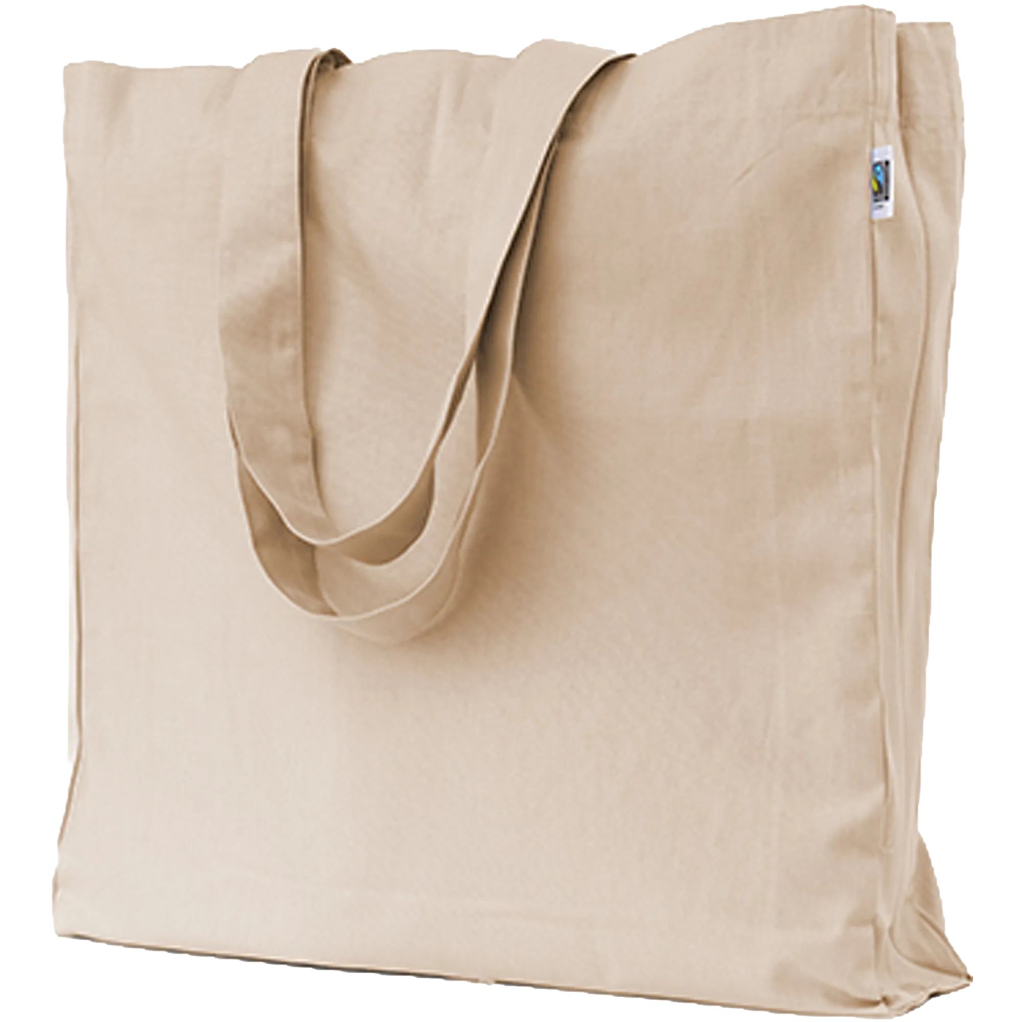 Printwear Fairtrade Baumwoll Oversized Bag Natural