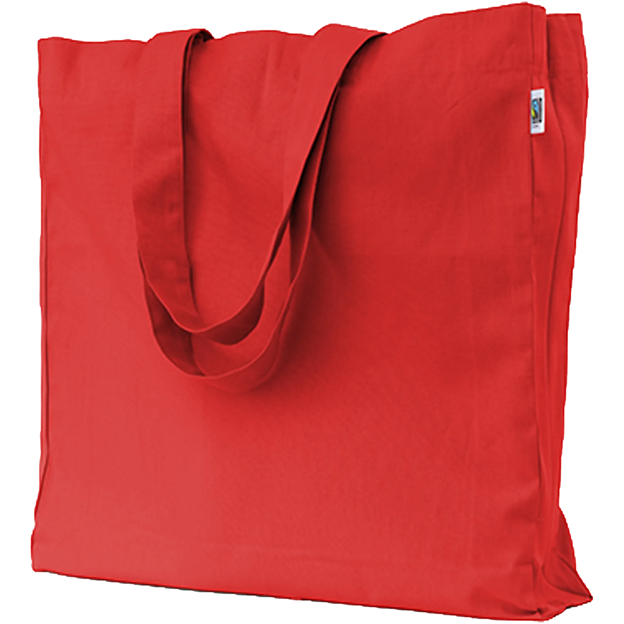 Printwear Fairtrade Baumwoll Oversized Bag Red (ca. Pantone 200C)
