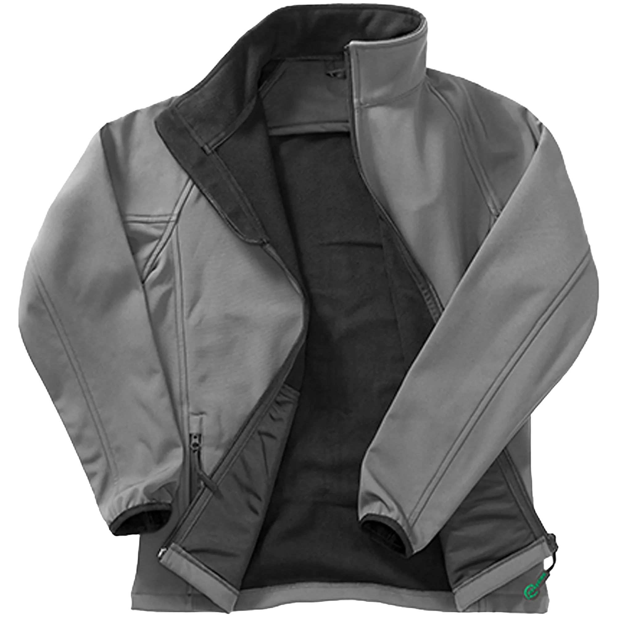 Result Recycled Printable Softshell Jacket Damen Charcoal / Black Front