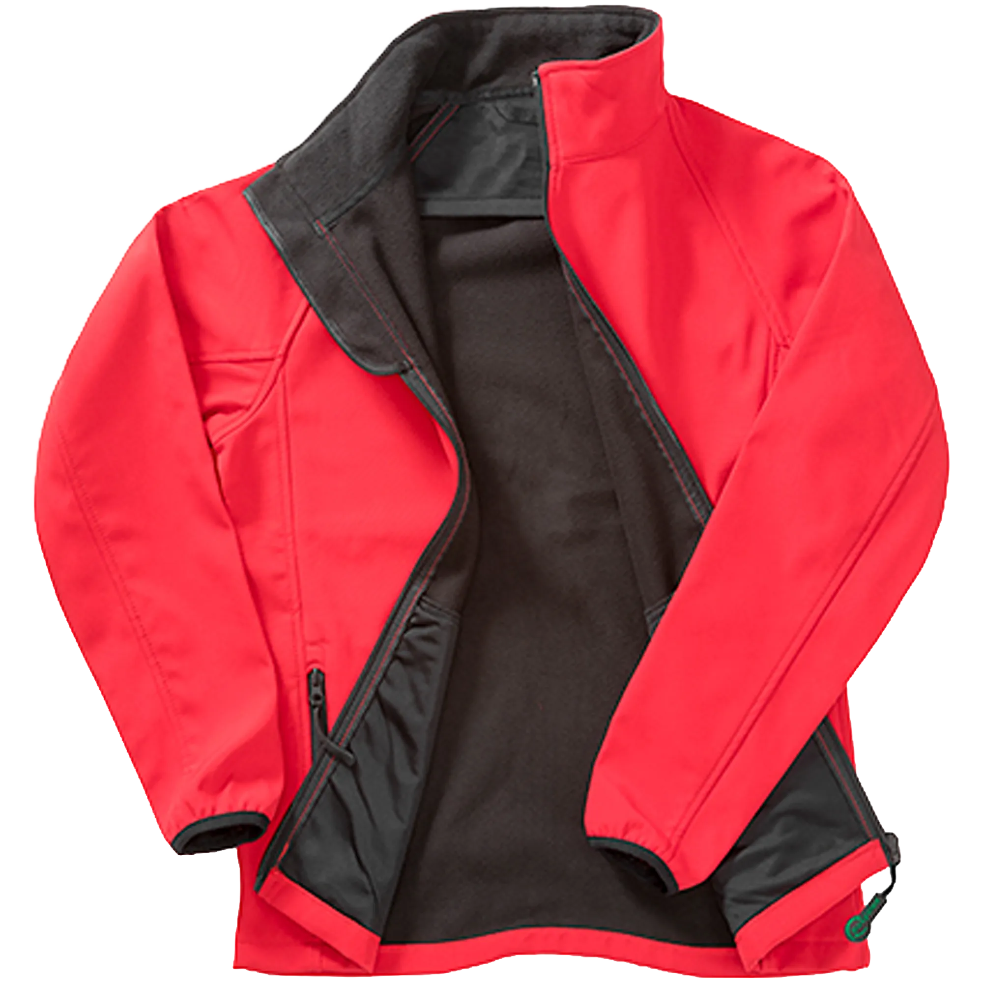 Result Recycled Printable Softshell Jacket Damen Red / Black Front