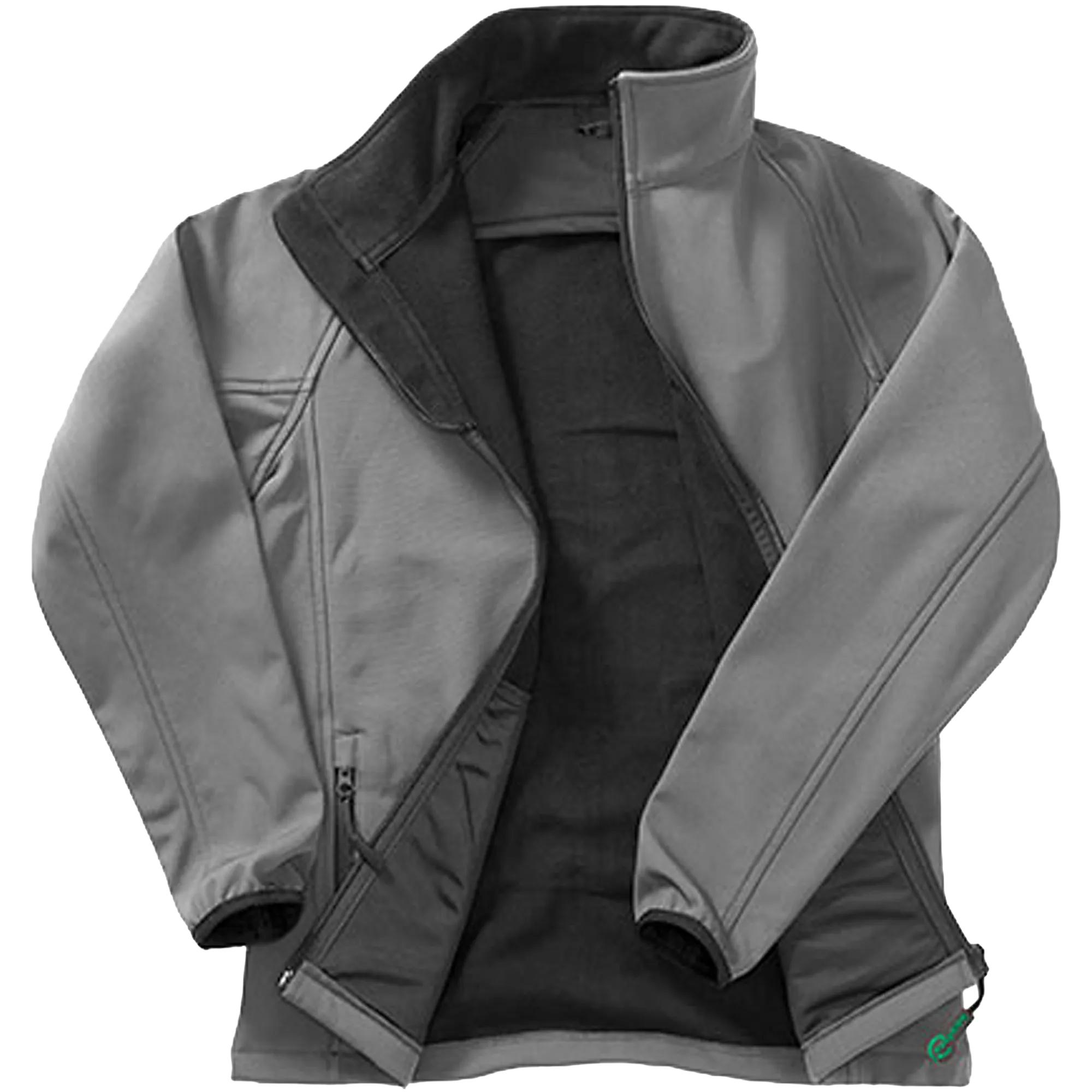 Result Recycled Printable Softshell Jacket Herren Charcoal / Black Front