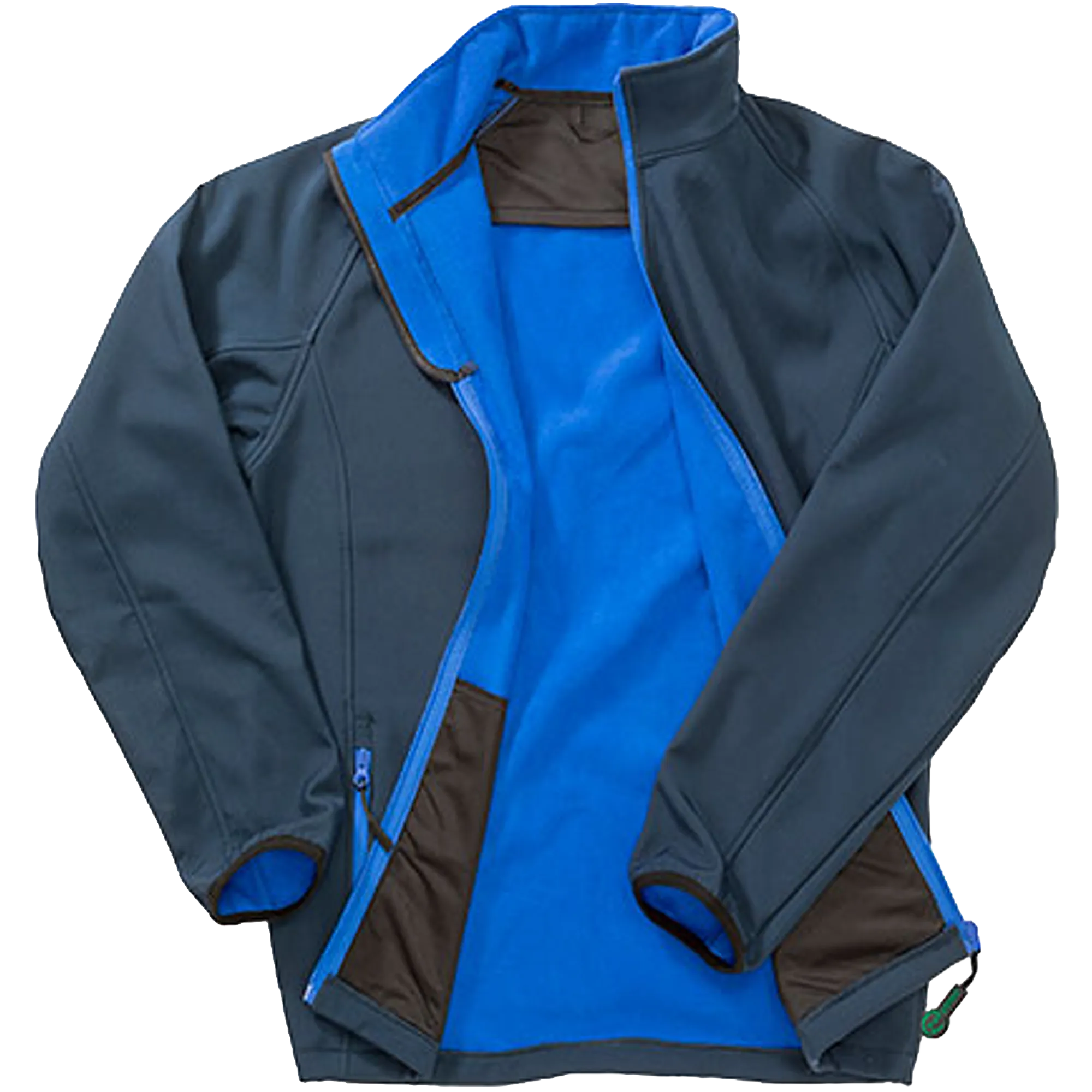 Result Recycled Printable Softshell Jacket Herren Navy / Royal Front