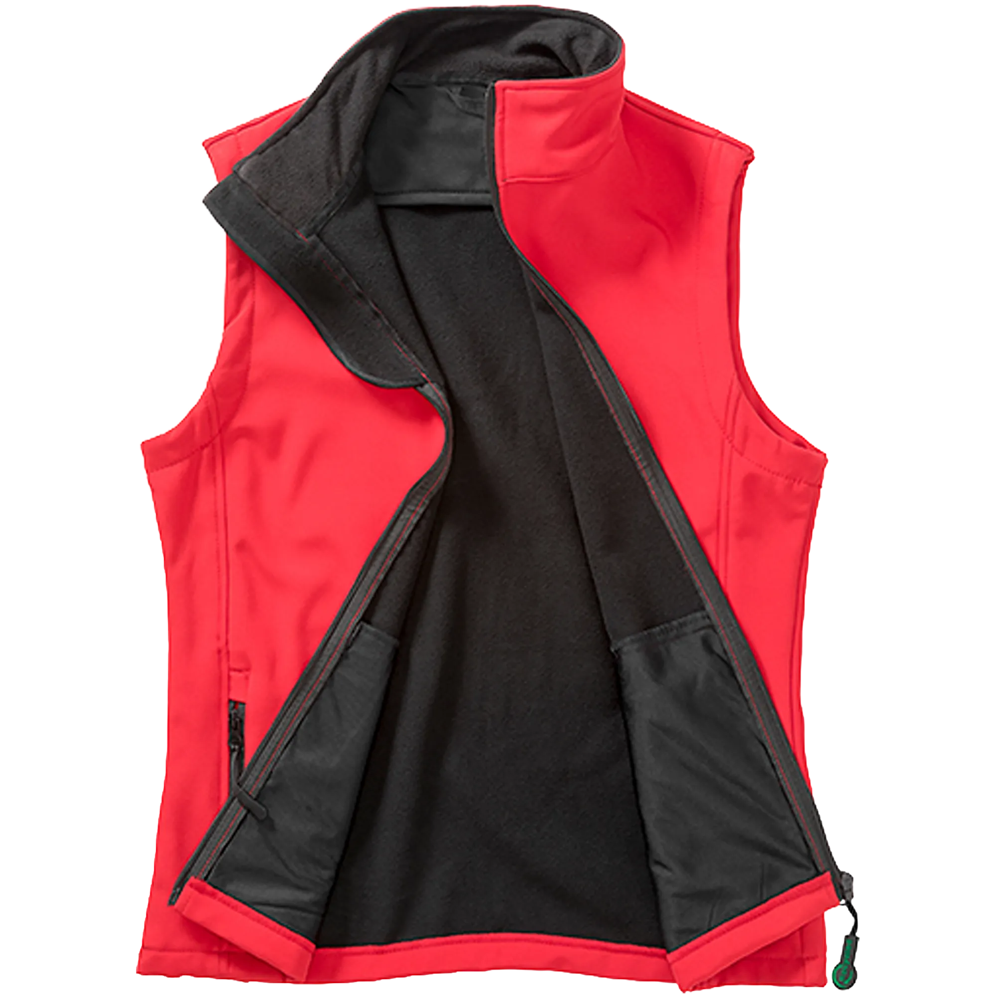 Result Recycled Softshell Weste Herren red-black Front