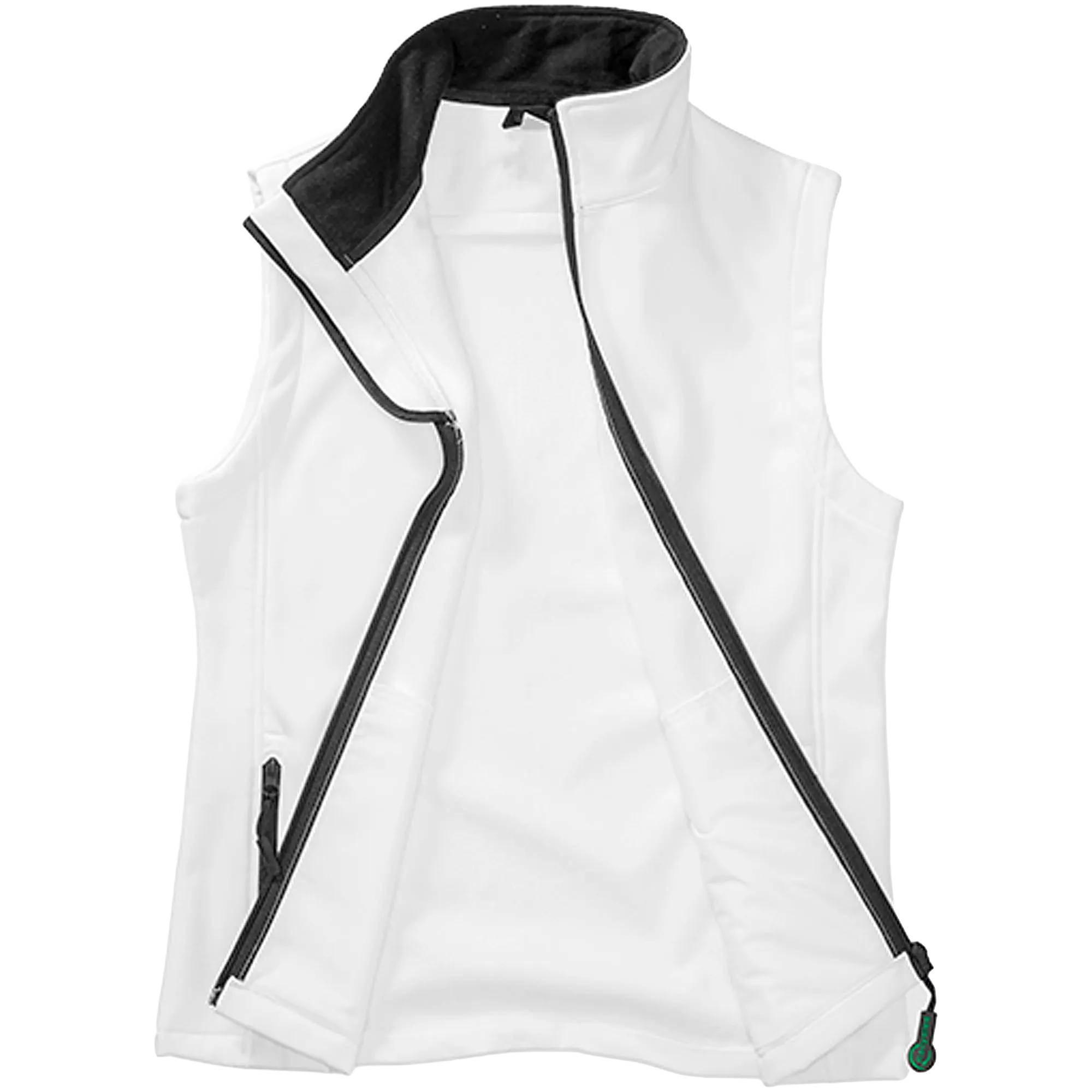 Result Recycled Softshell Weste Herren white-black Front