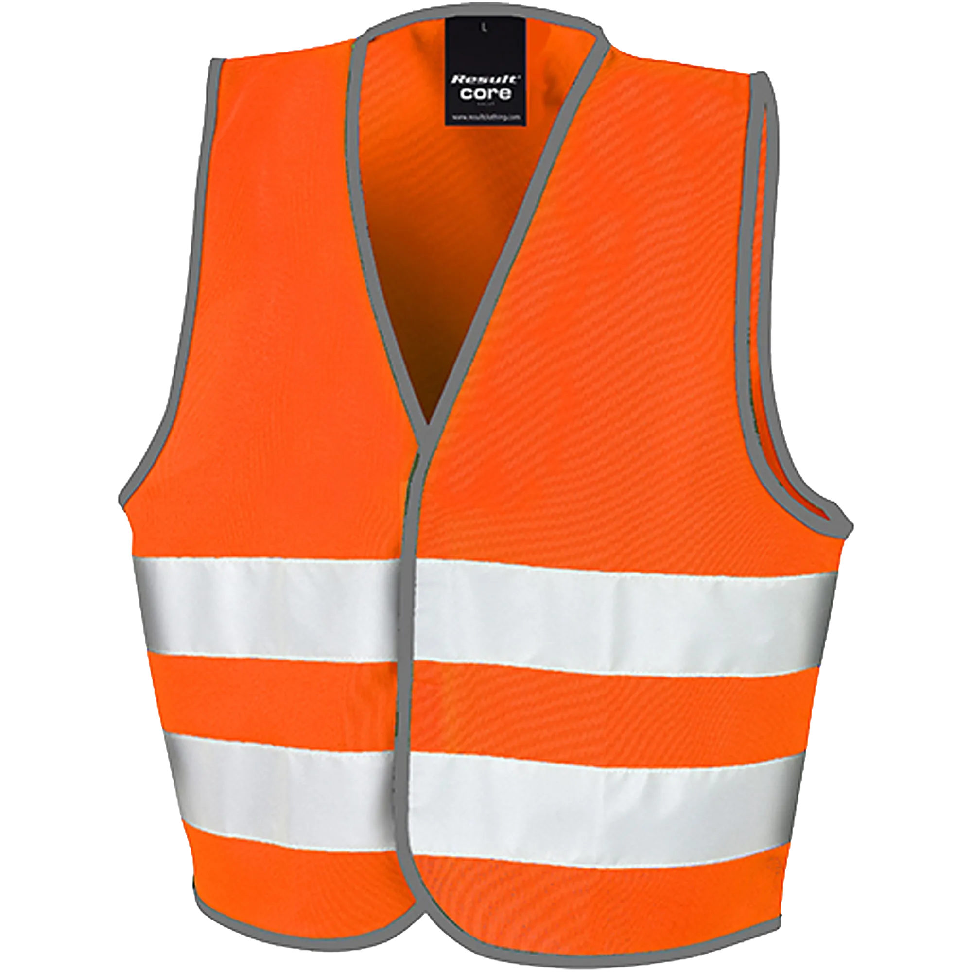 Result SafeGuard Signalweste Kinder fluorescent-orange Front #farbe_fluorescent-orange