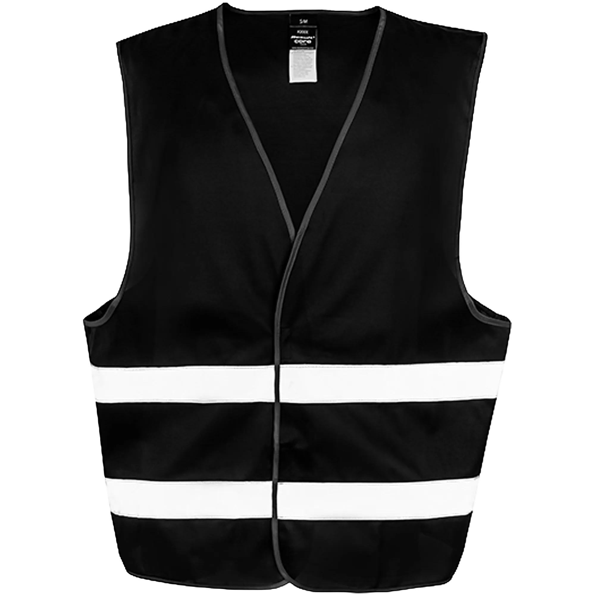 Result SafeGuard Signalweste Unisex black Front #farbe_black