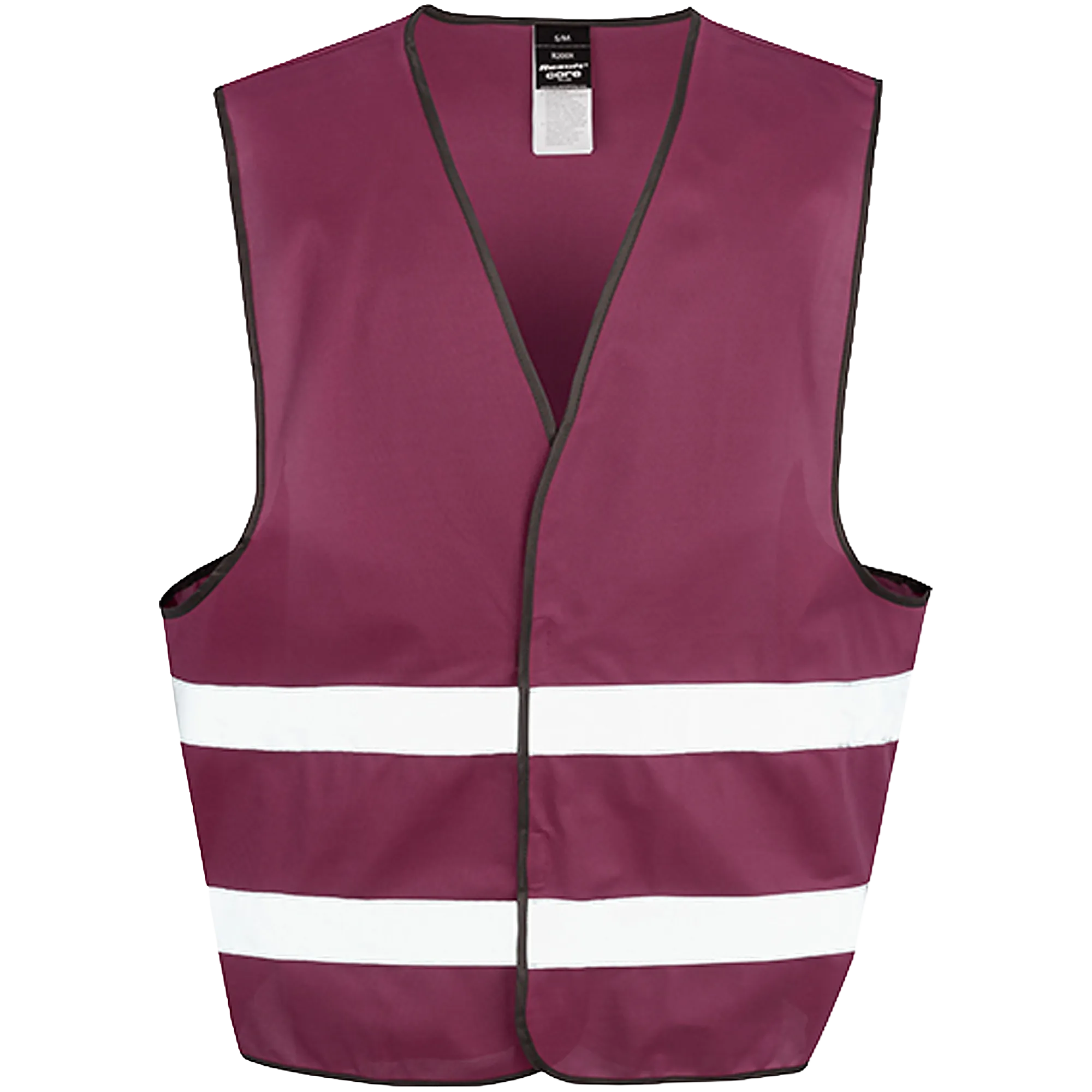Result SafeGuard Signalweste Unisex burgundy Front #farbe_burgundy