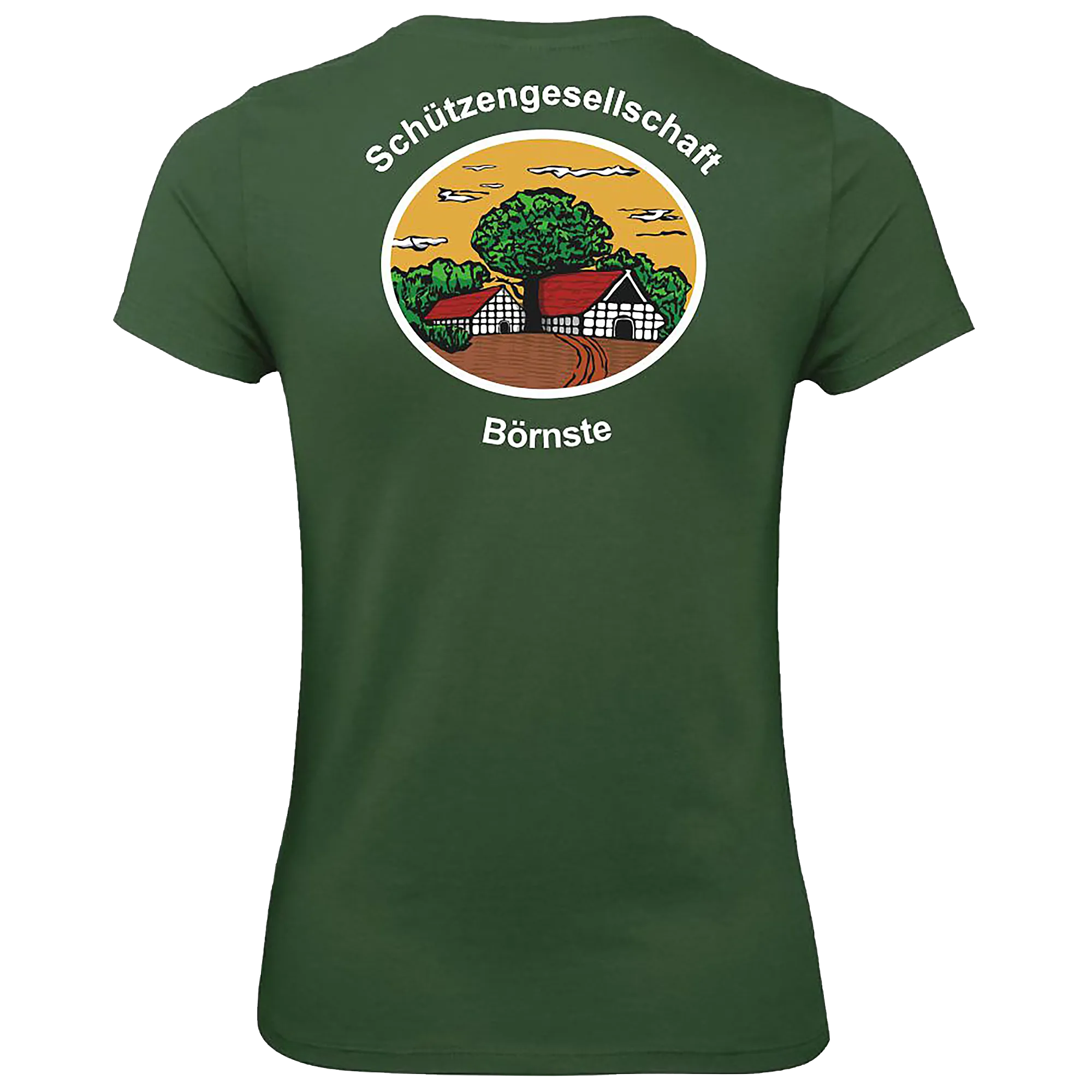 BIGTIME Schützen Börnste | T-Shirt Damen gruen Rücken