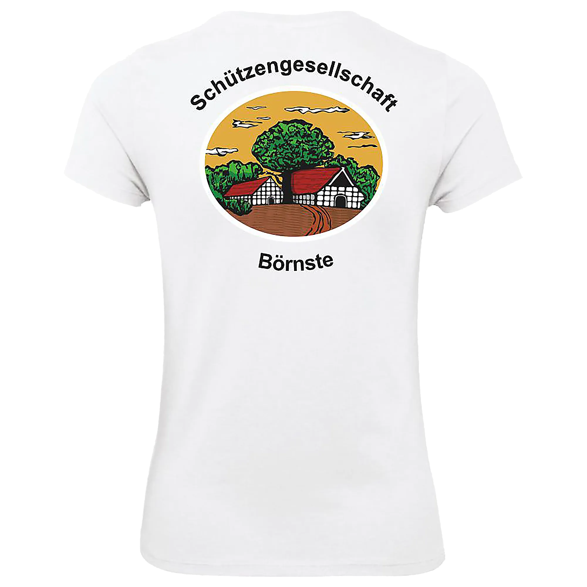 BIGTIME Schützen Börnste | T-Shirt Damen weiss Front