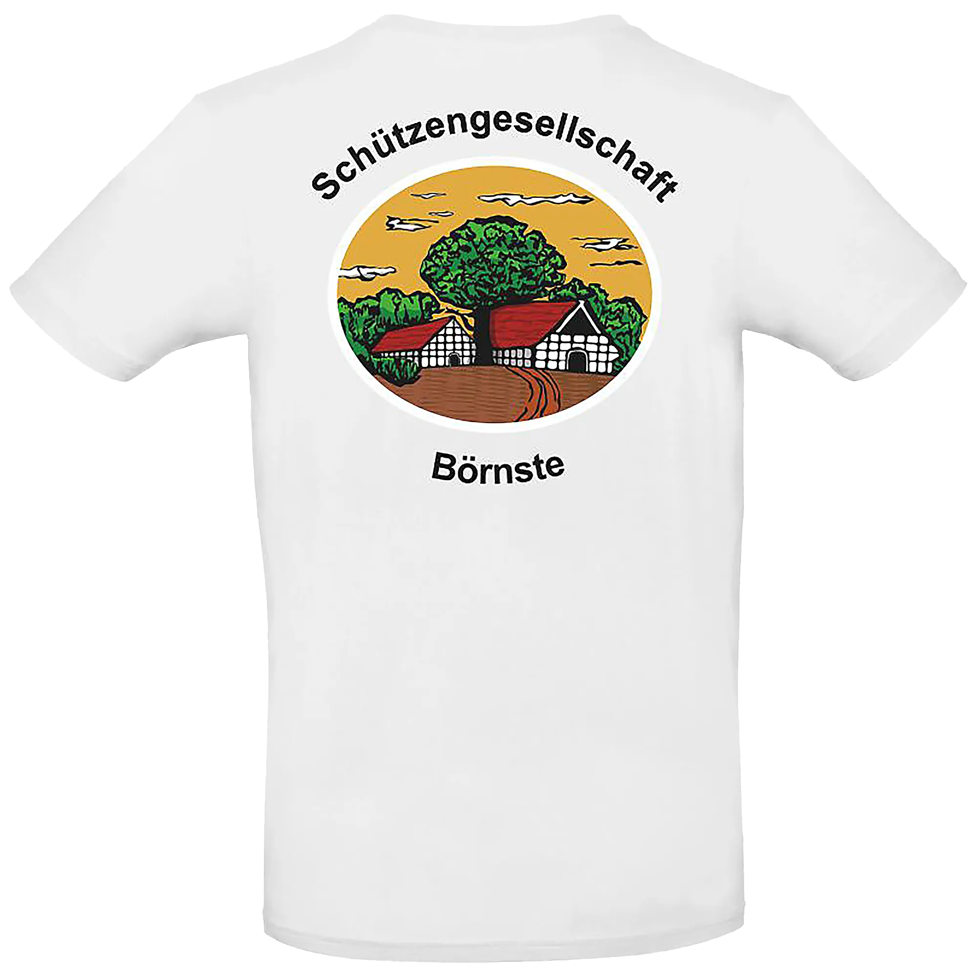 BIGTIME Schützen Börnste | T-Shirt Herren weiss Front