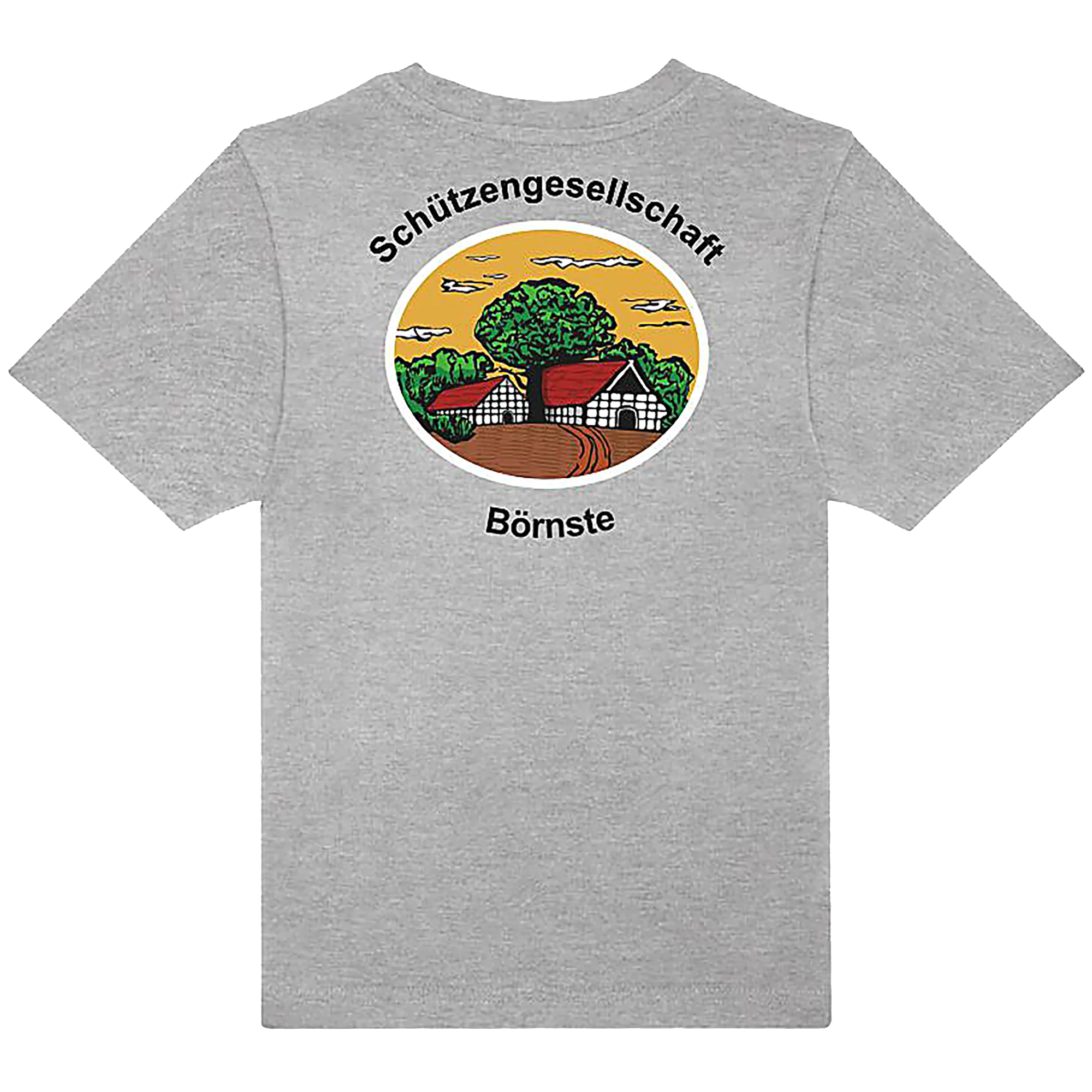 BIGTIME Schützen Börnste | T-Shirt Kinder grau Rücken