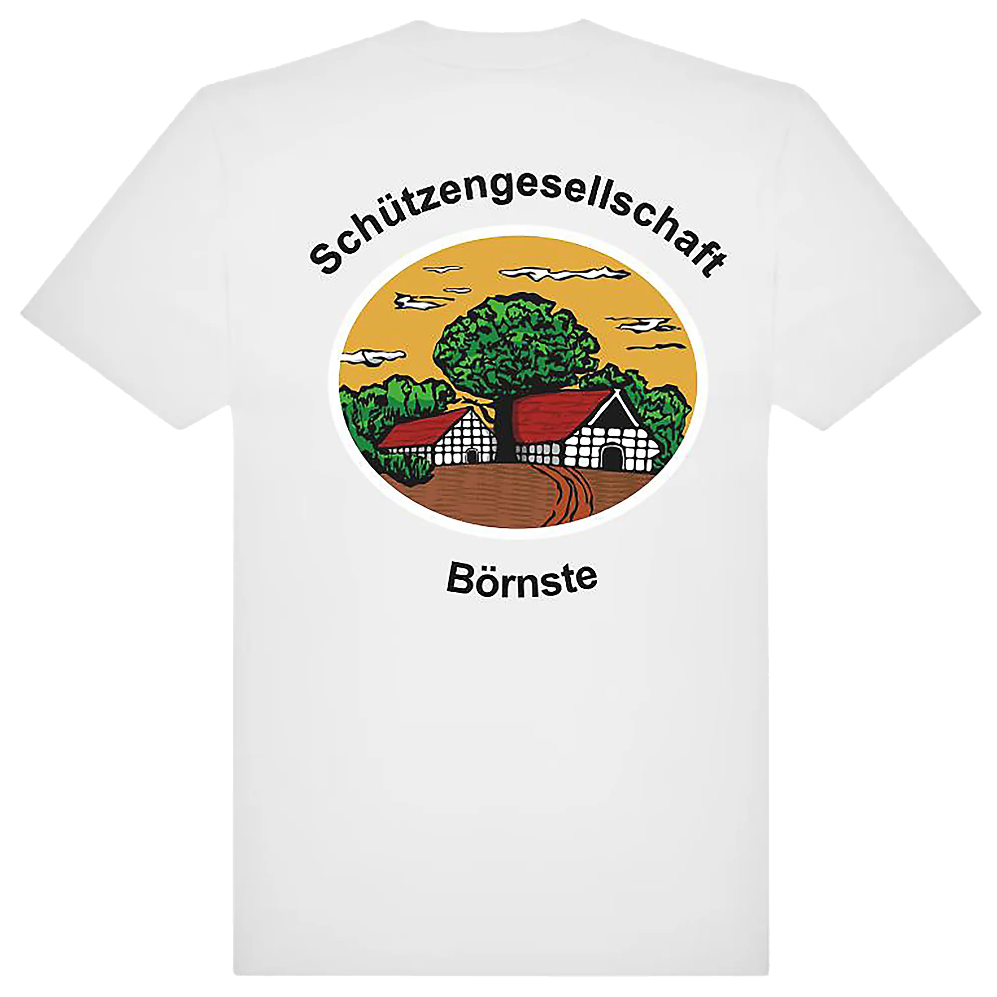 BIGTIME Schützen Börnste | T-Shirt Kinder weiss Rücken #farbe_weiss